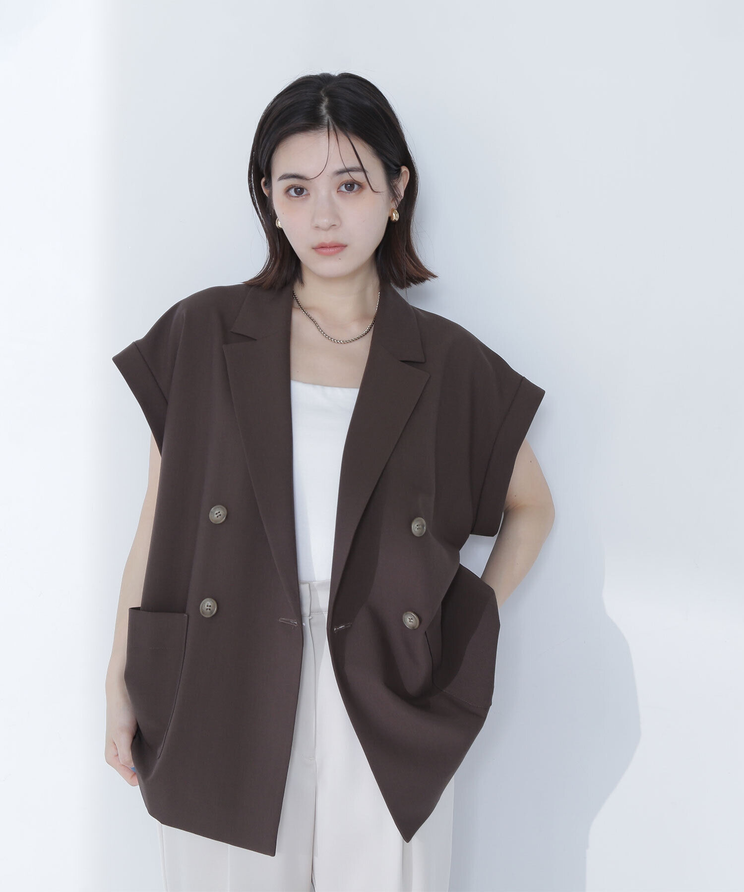  「ダブルブレストボクシージレ」|ブルゾン・スタジャン|