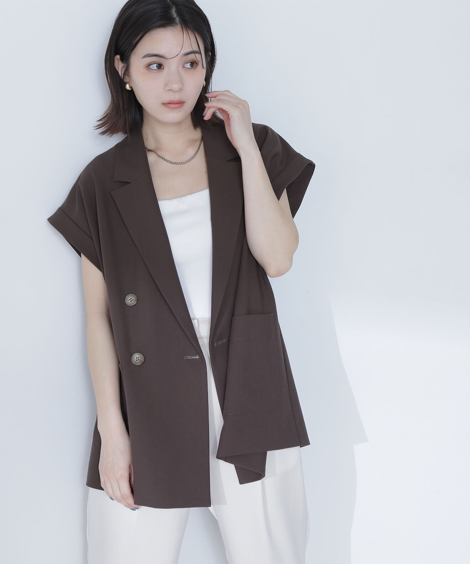  「ダブルブレストボクシージレ」|ブルゾン・スタジャン|