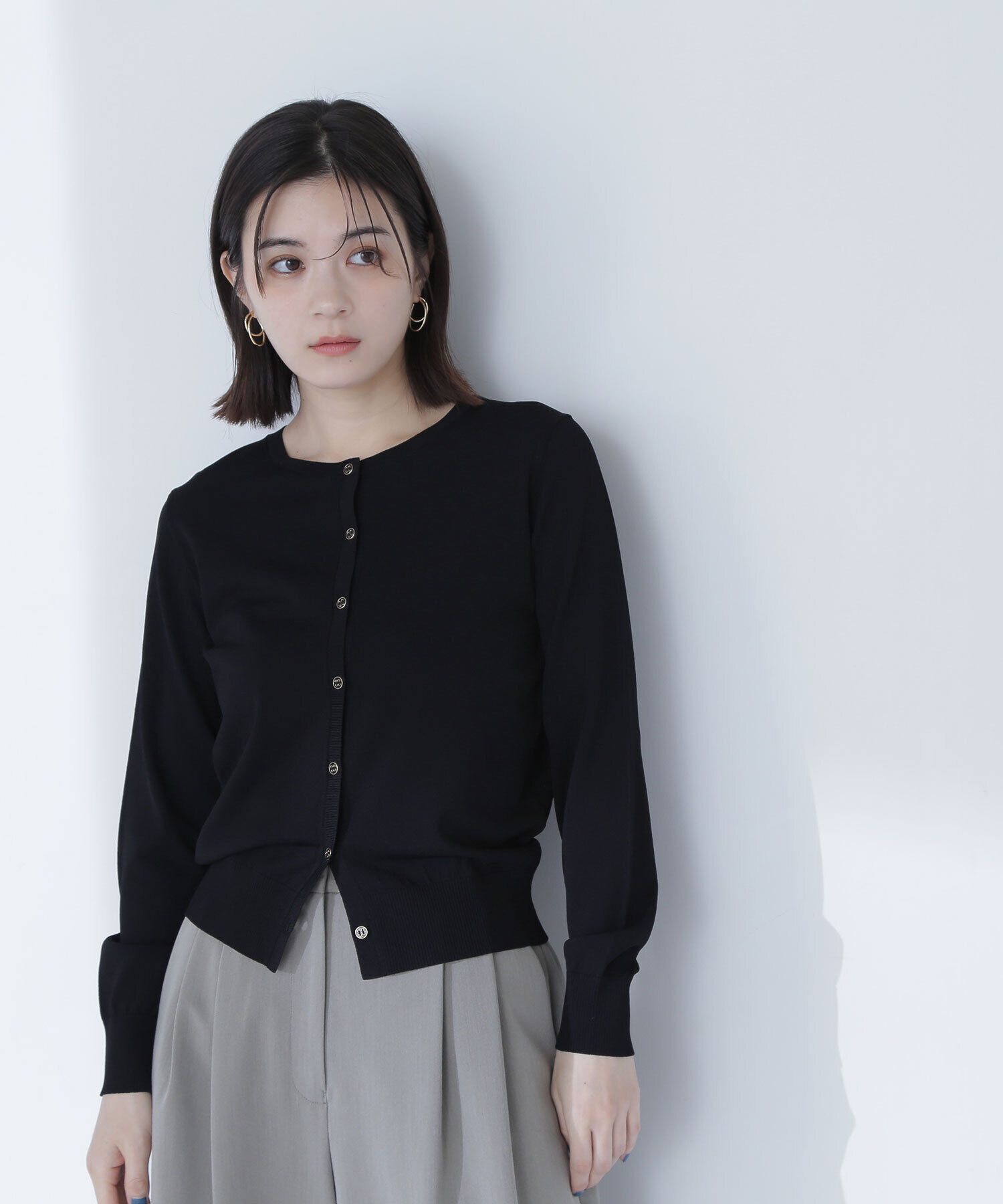  「レーヨンナイロンカーディガン」|ニット・セーター|