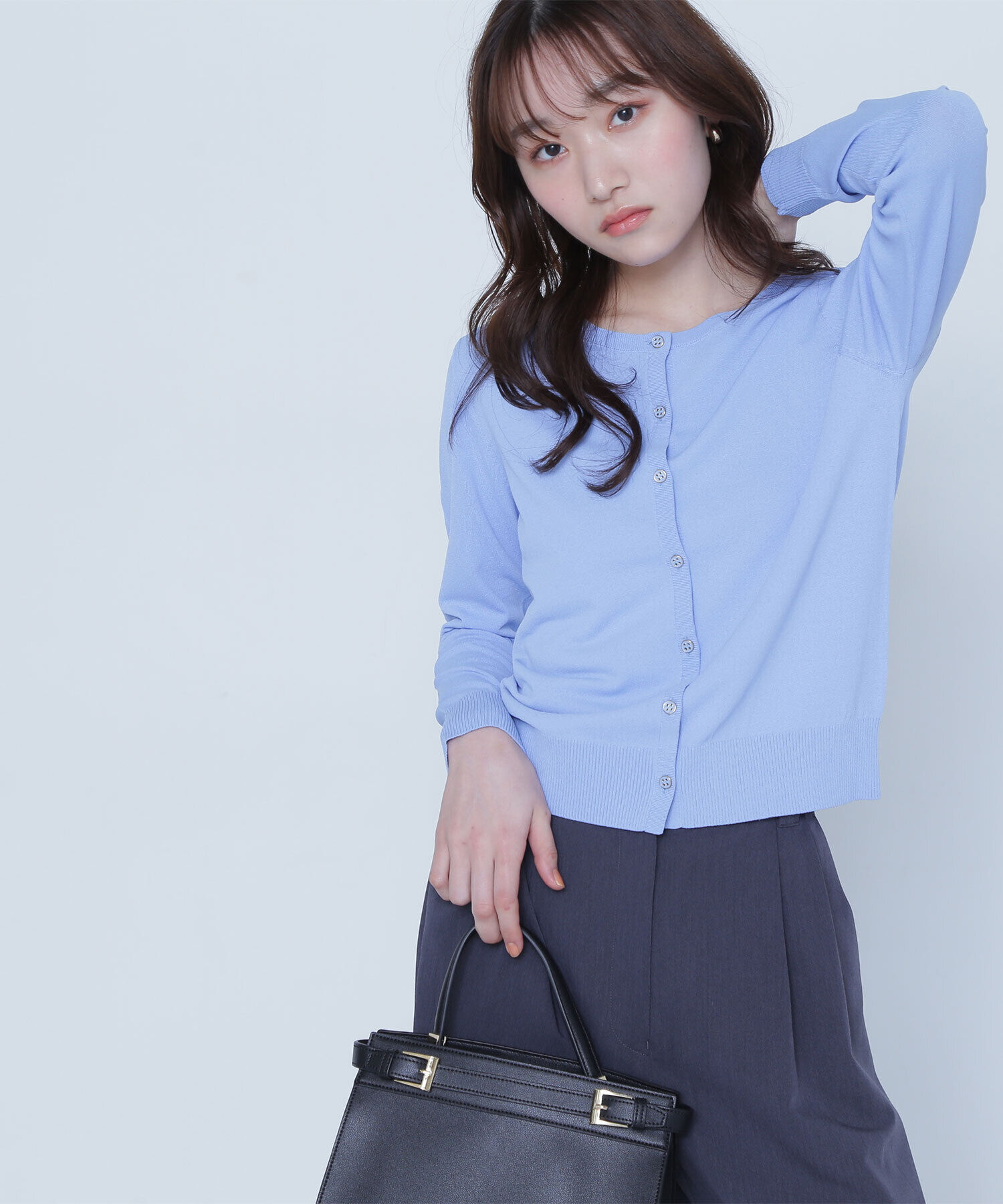  「レーヨンナイロンカーディガン」|ニット・セーター|