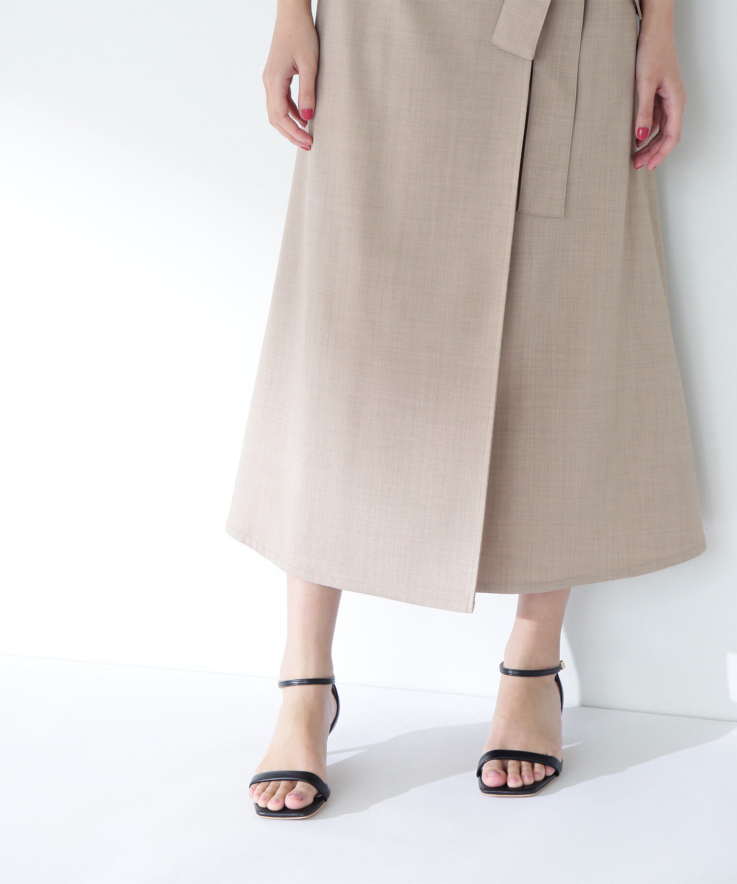  「ベルテッドトレンチワンピース」|ワンピース|