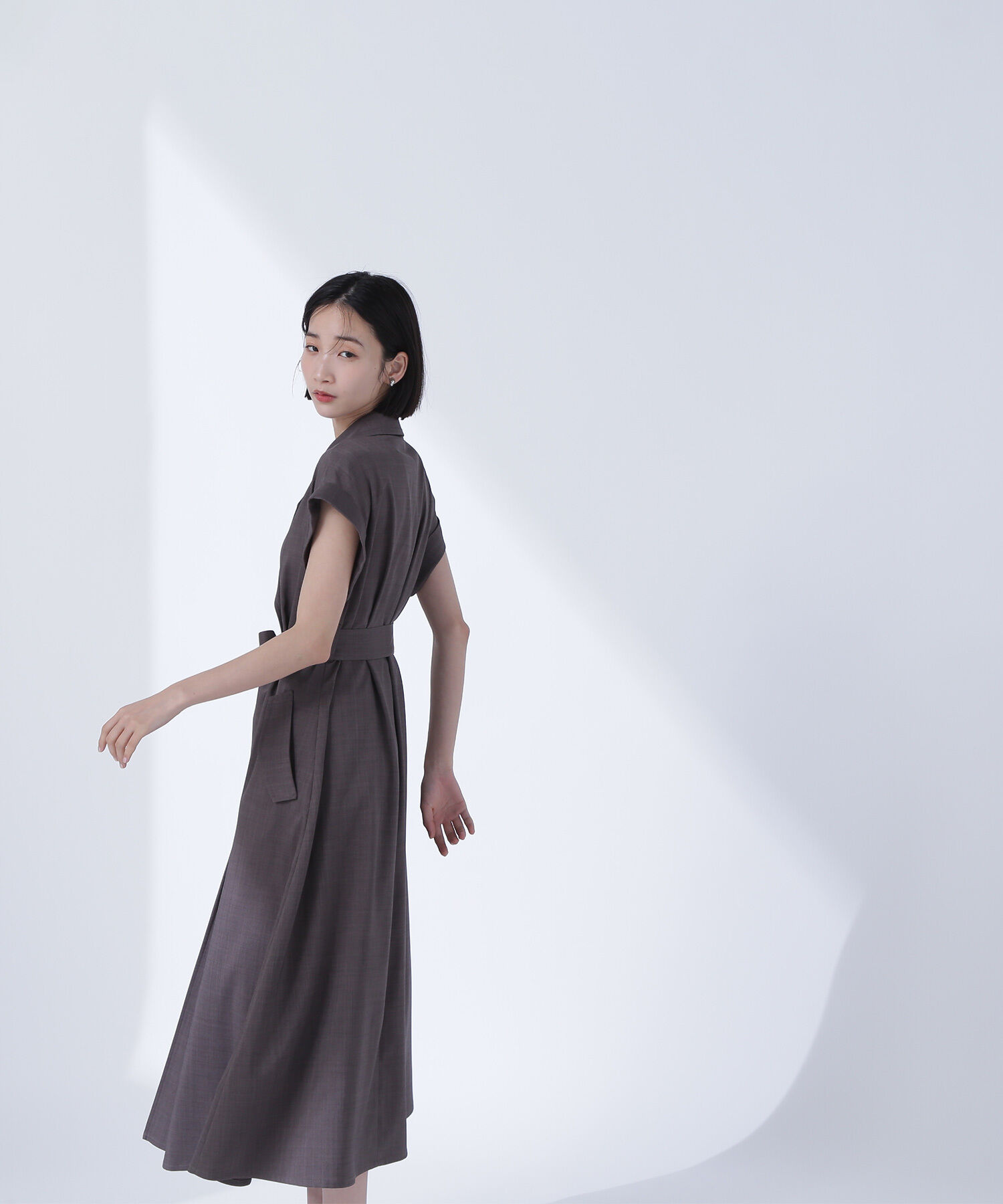  「ベルテッドトレンチワンピース」|ワンピース|