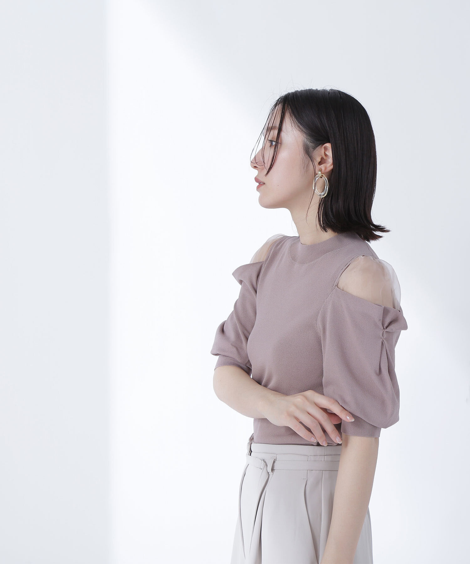  「シアータックデザインニット」|ニット・セーター|