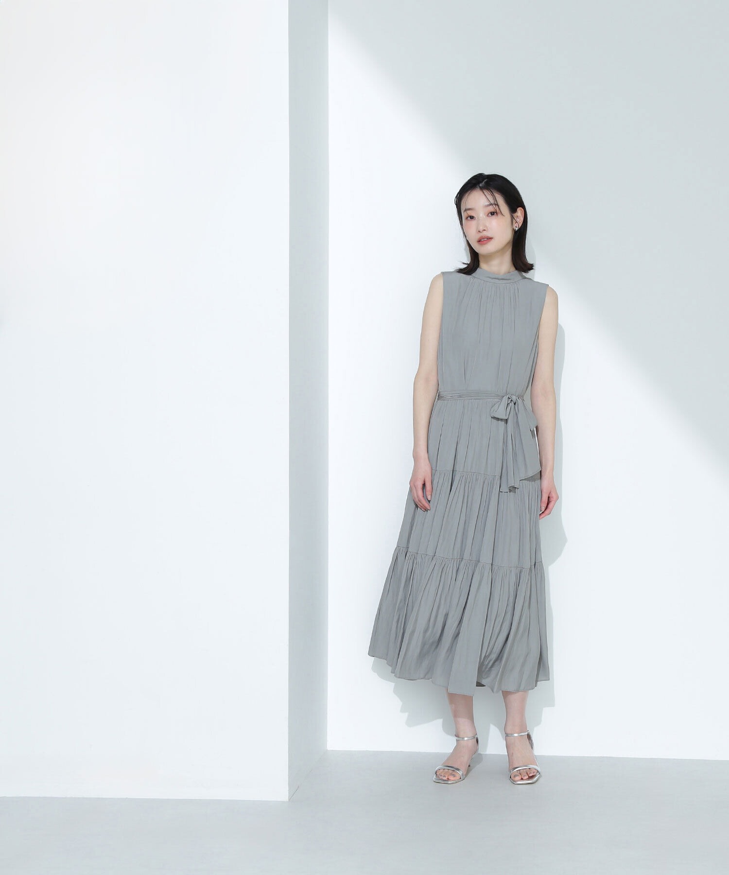  「バックリボンティアードワンピース」|ワンピース|