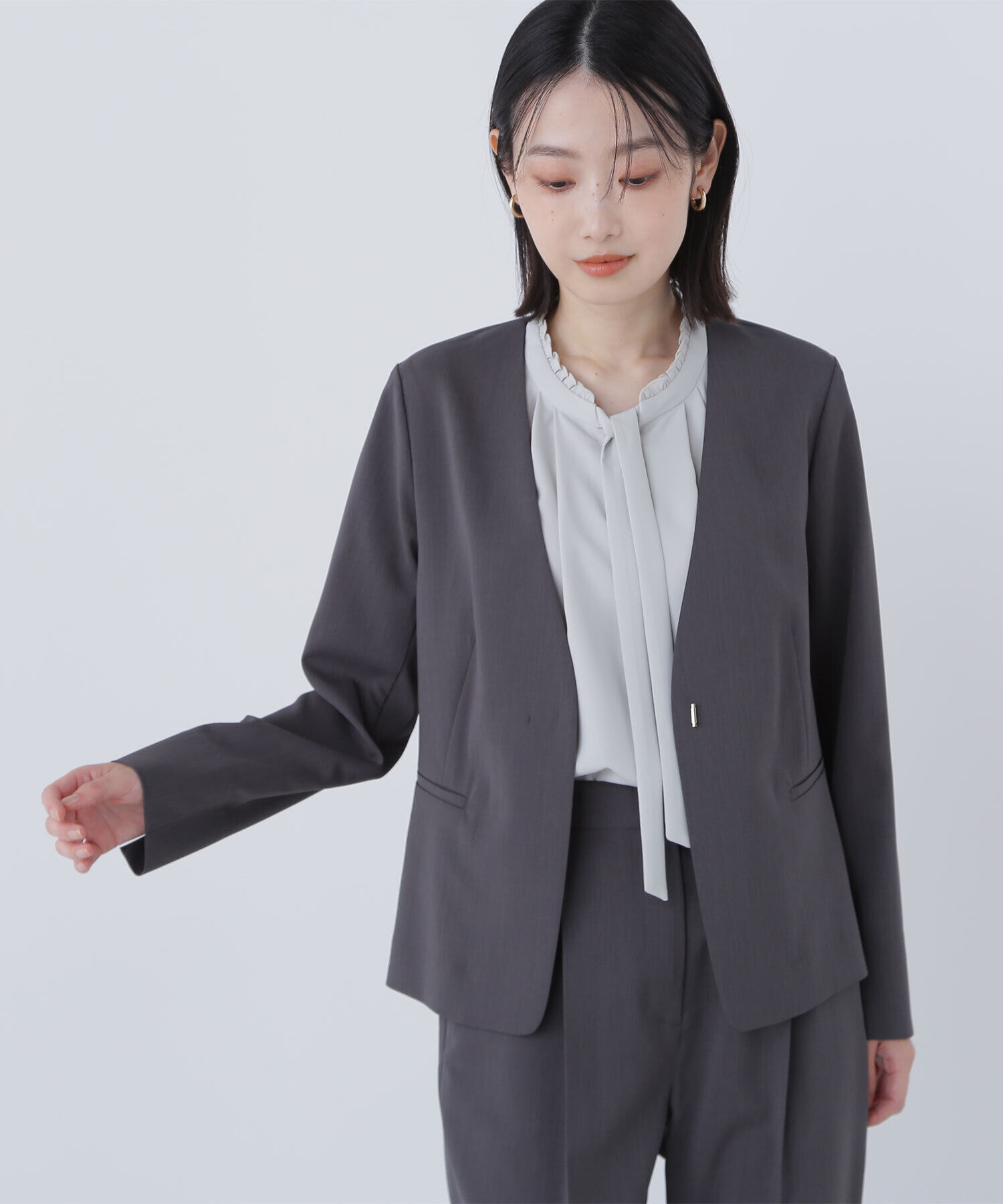  「サマードライタッチ SETUP ノーカラージャケット」|その他|