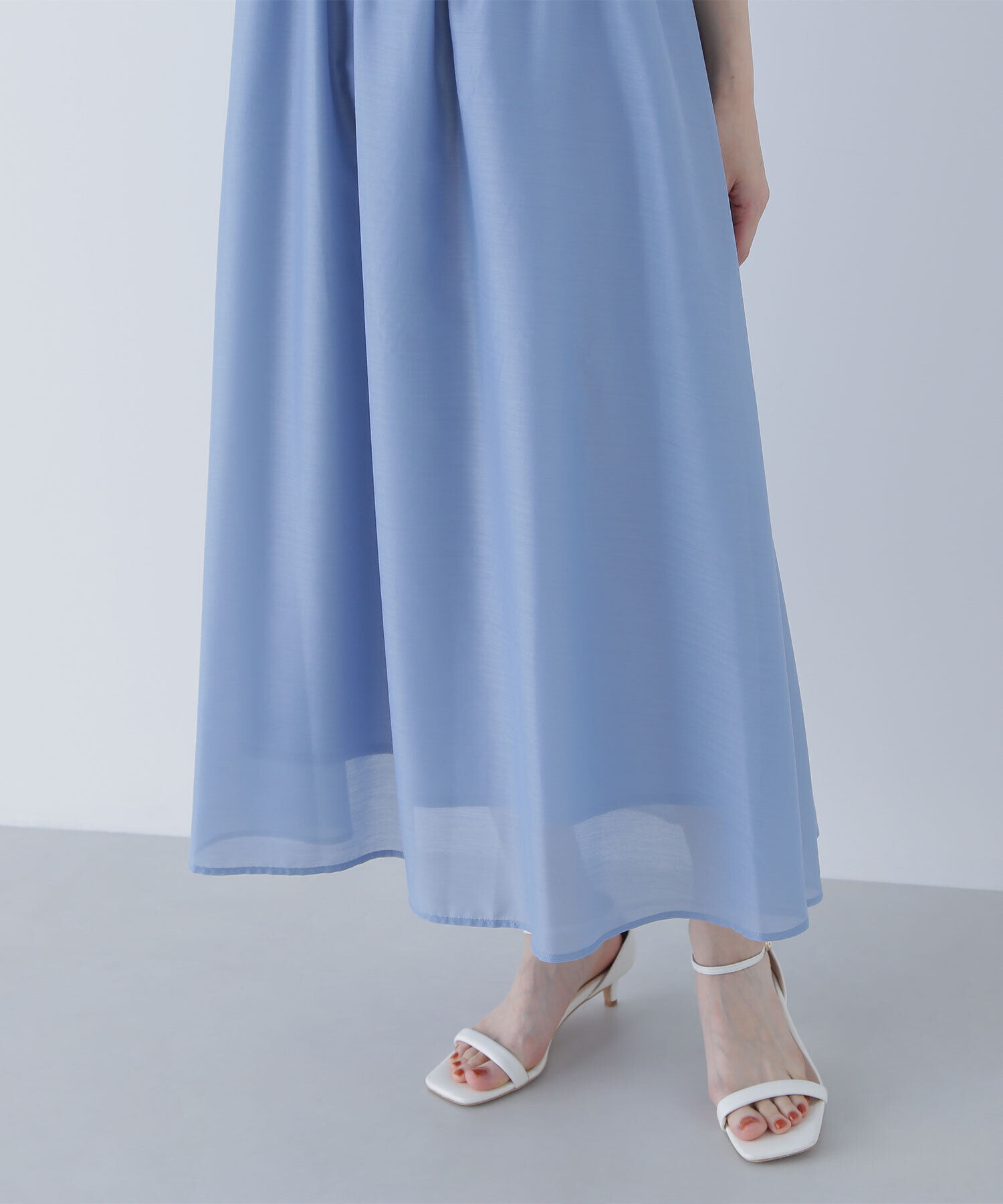  「シアーシャツワンピース」|ワンピース|