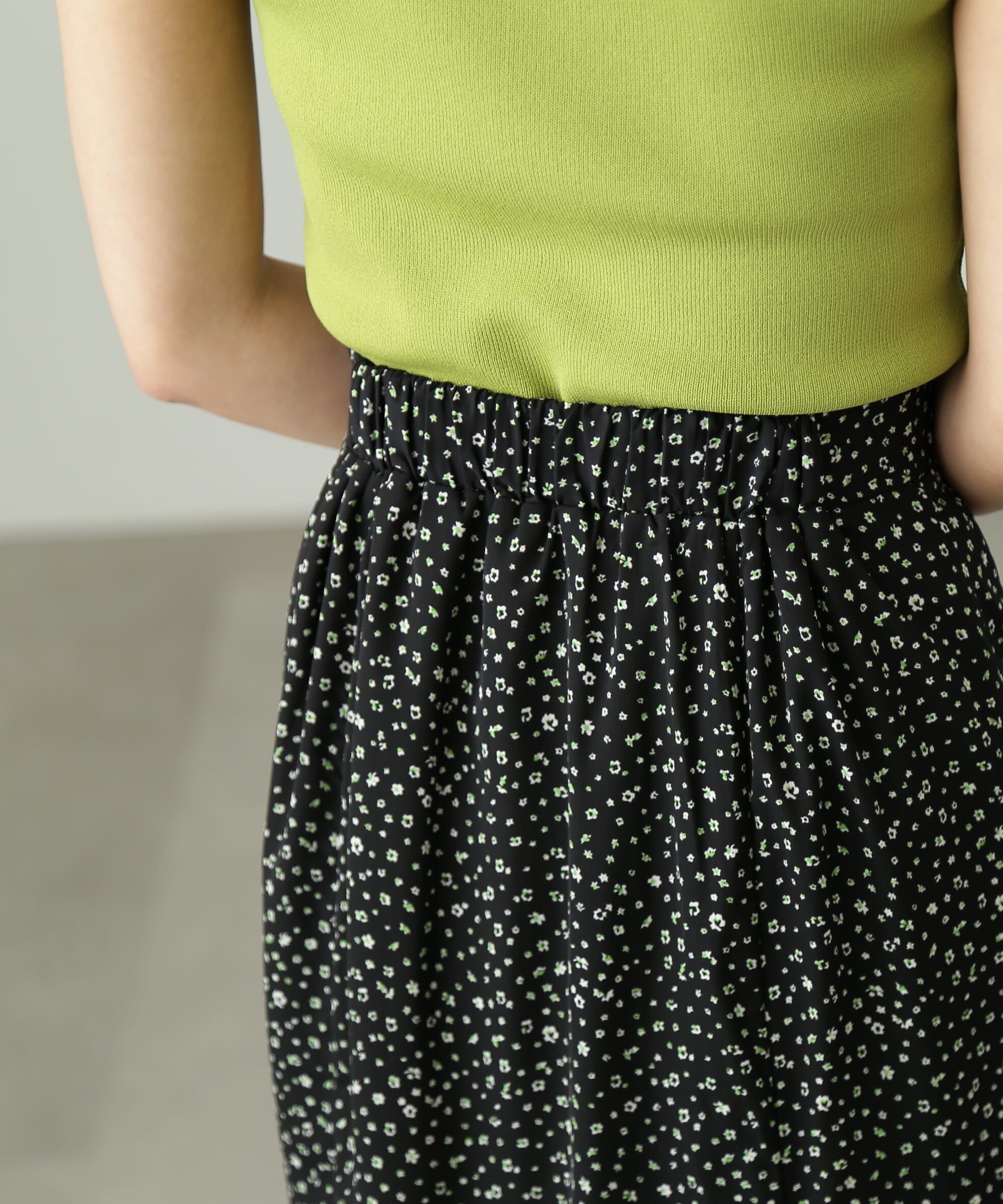  「[Sシリーズ対応商品]フラワープリントマーメイドスカート」|スカート|