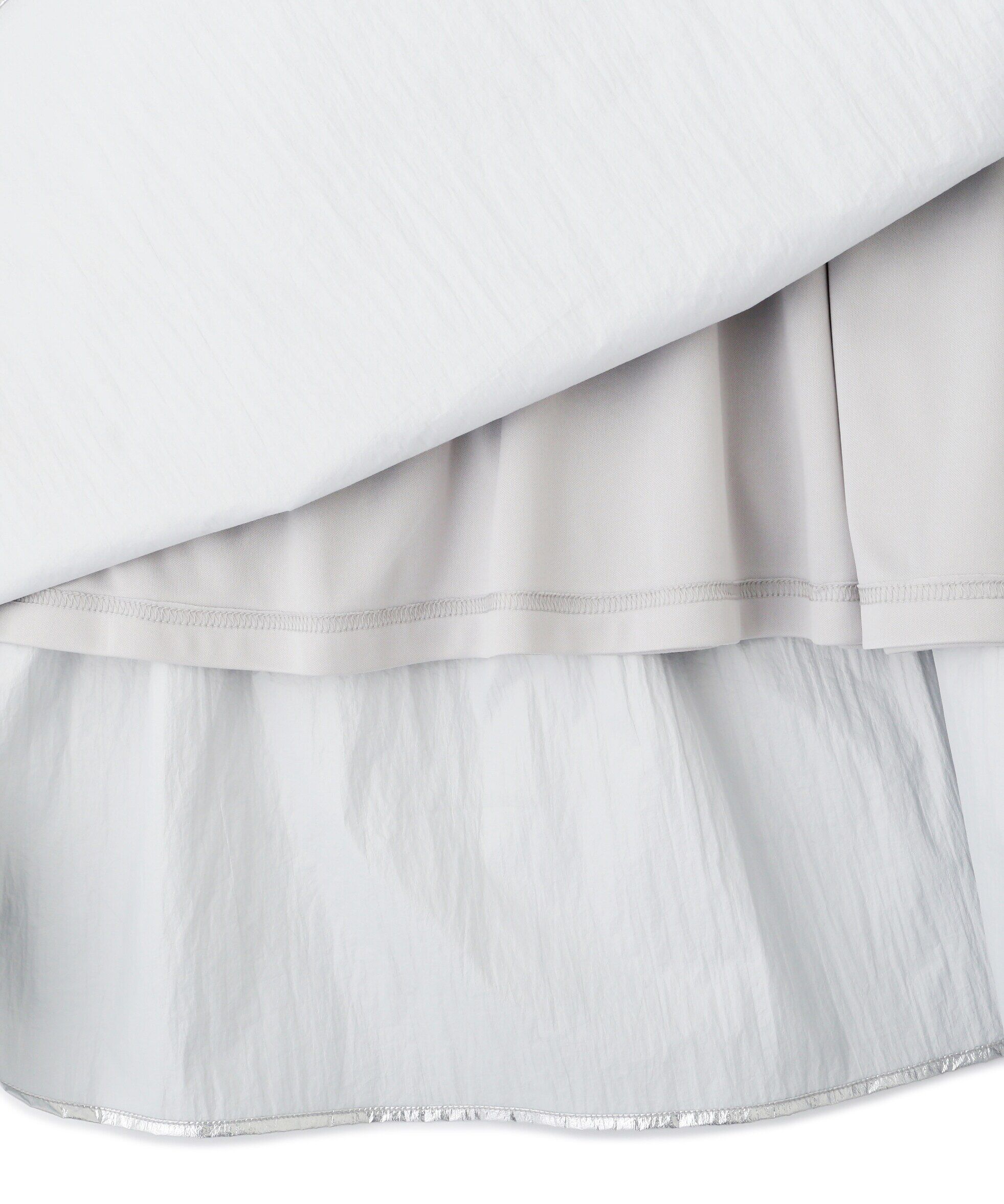  「メタリックティアードギャザースカート」|スカート|