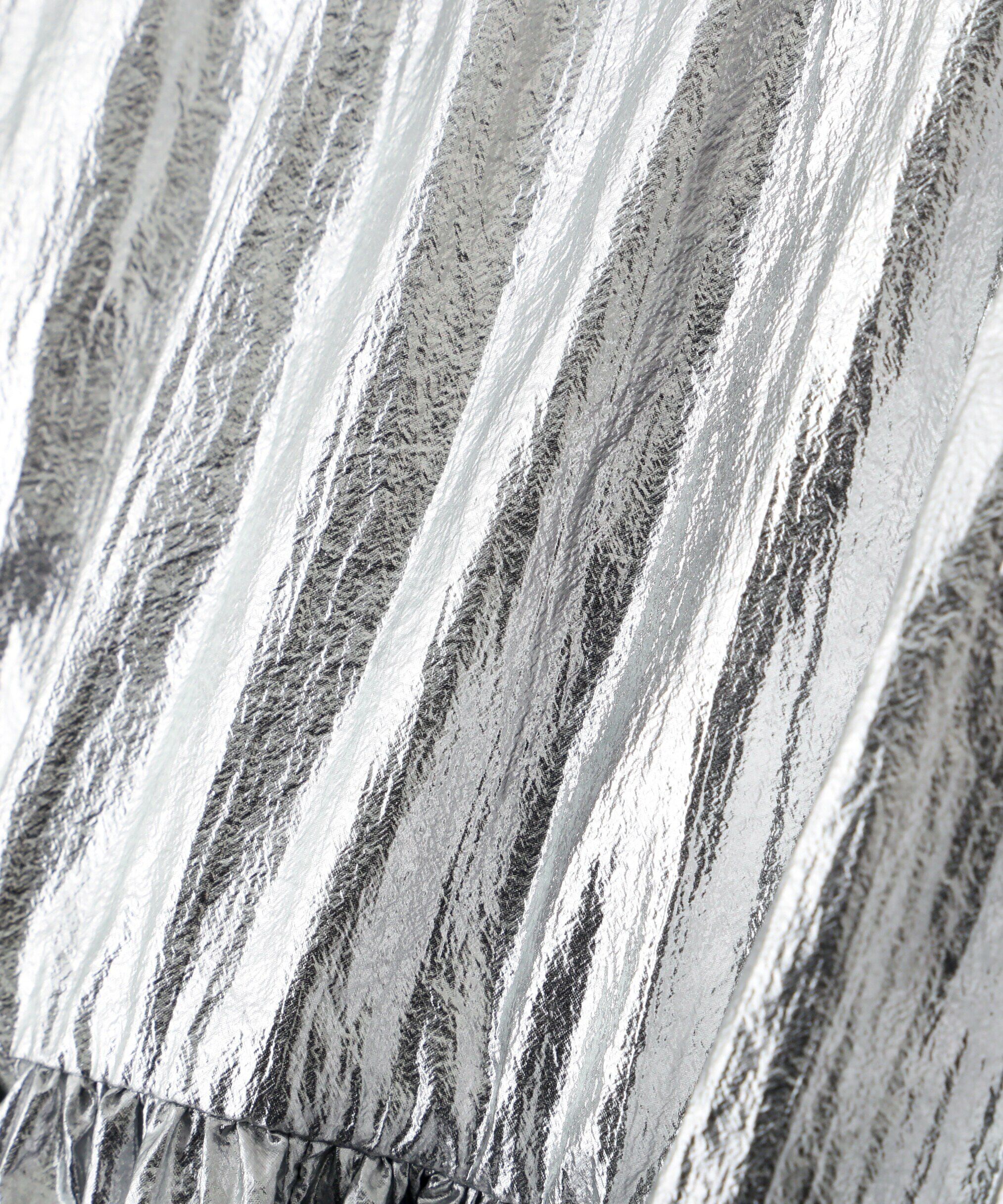  「メタリックティアードギャザースカート」|スカート|