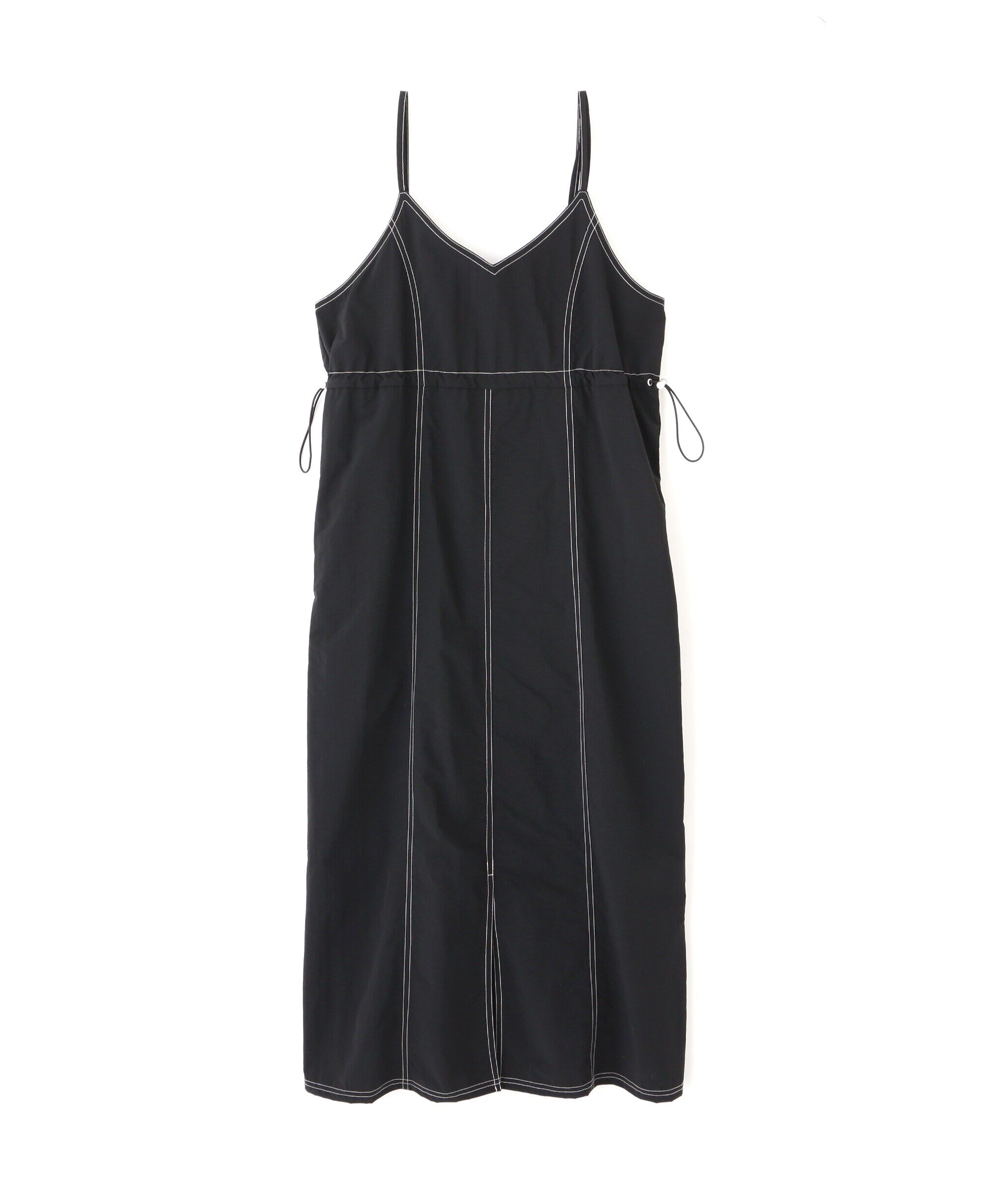  「配色ステッチナイロンキャミワンピース」|ワンピース|