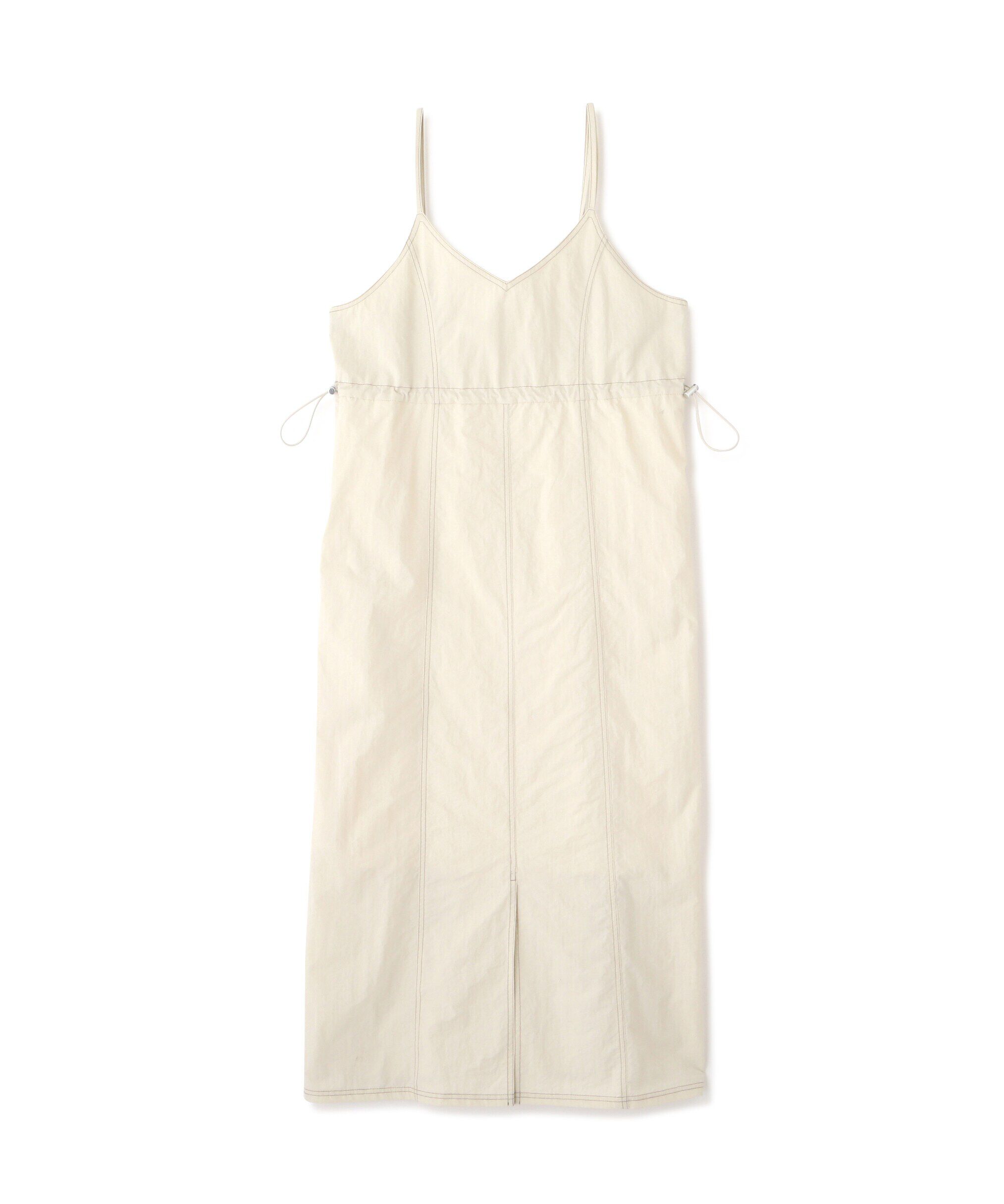  「配色ステッチナイロンキャミワンピース」|ワンピース|