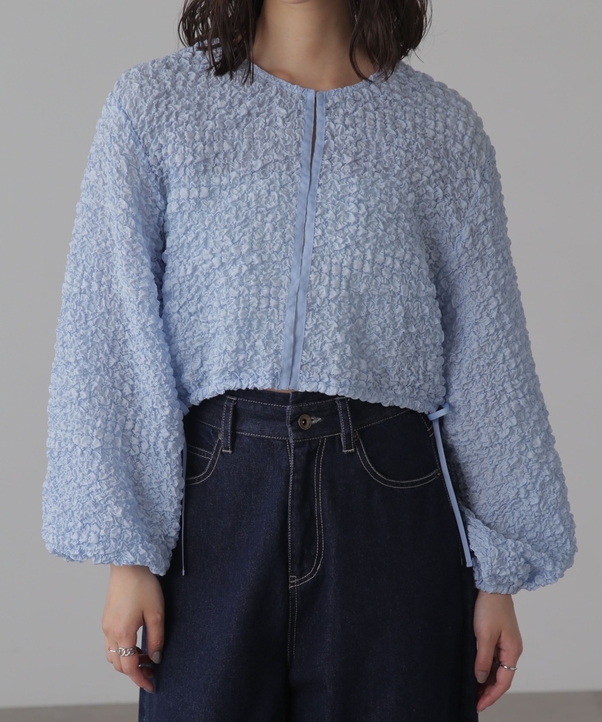  「ぽこぽこシアーブルゾン」|ブルゾン・スタジャン|