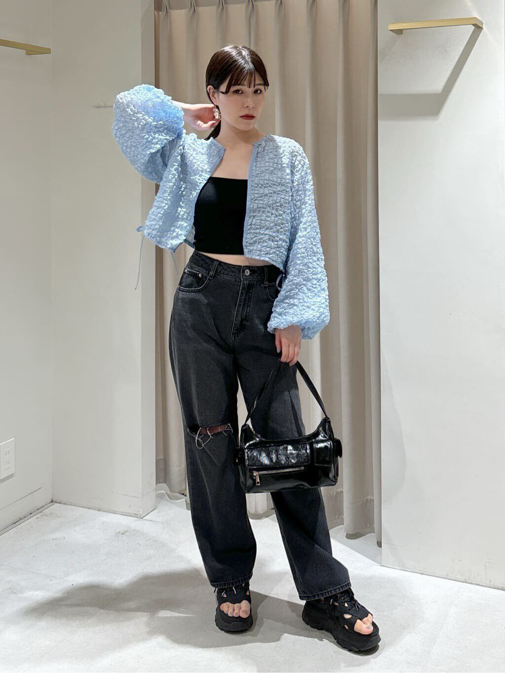  「ぽこぽこシアーブルゾン」|ブルゾン・スタジャン|