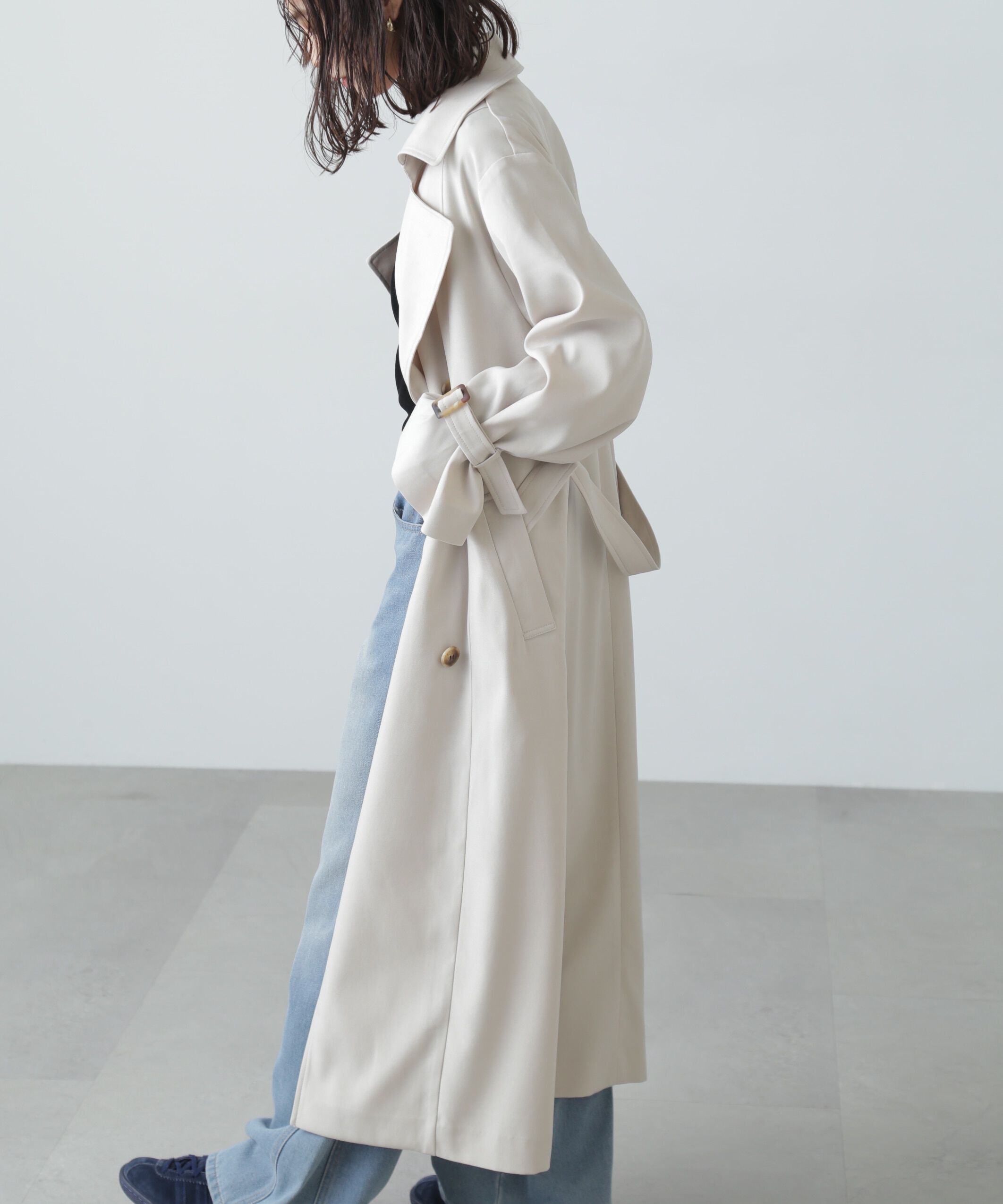  「ケープ付きロングトレンチコート」|その他|