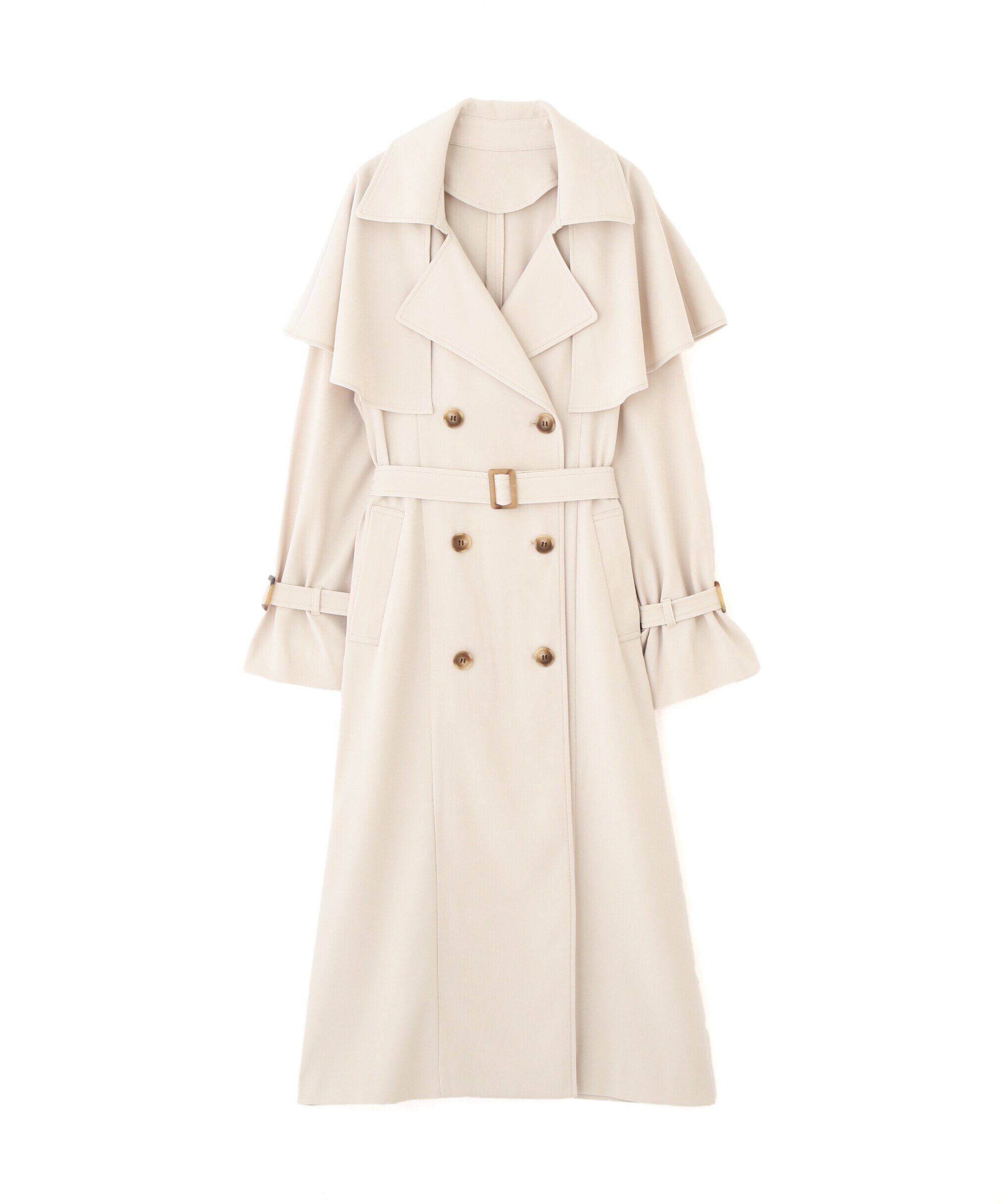  「ケープ付きロングトレンチコート」|その他|