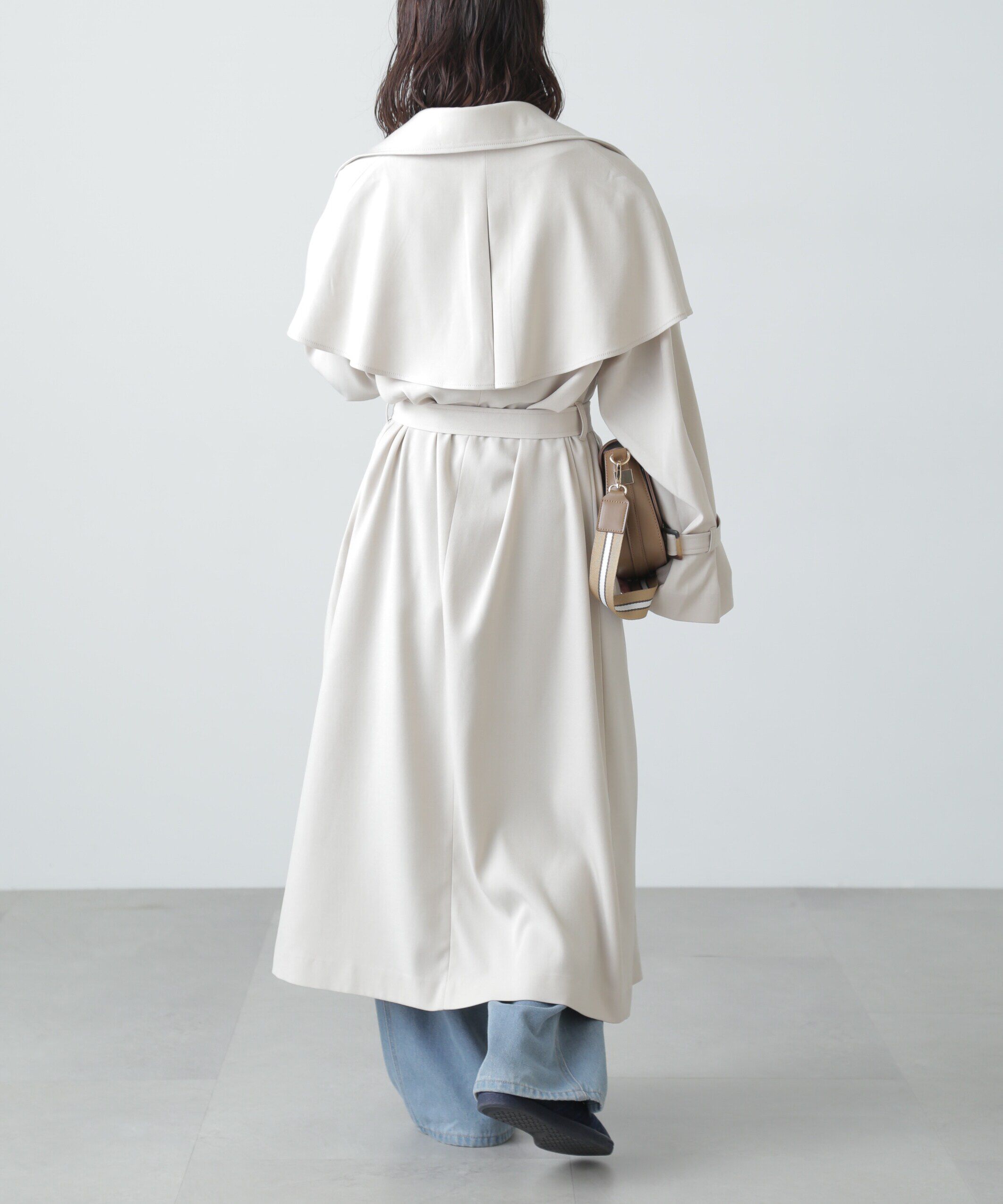  「ケープ付きロングトレンチコート」|その他|