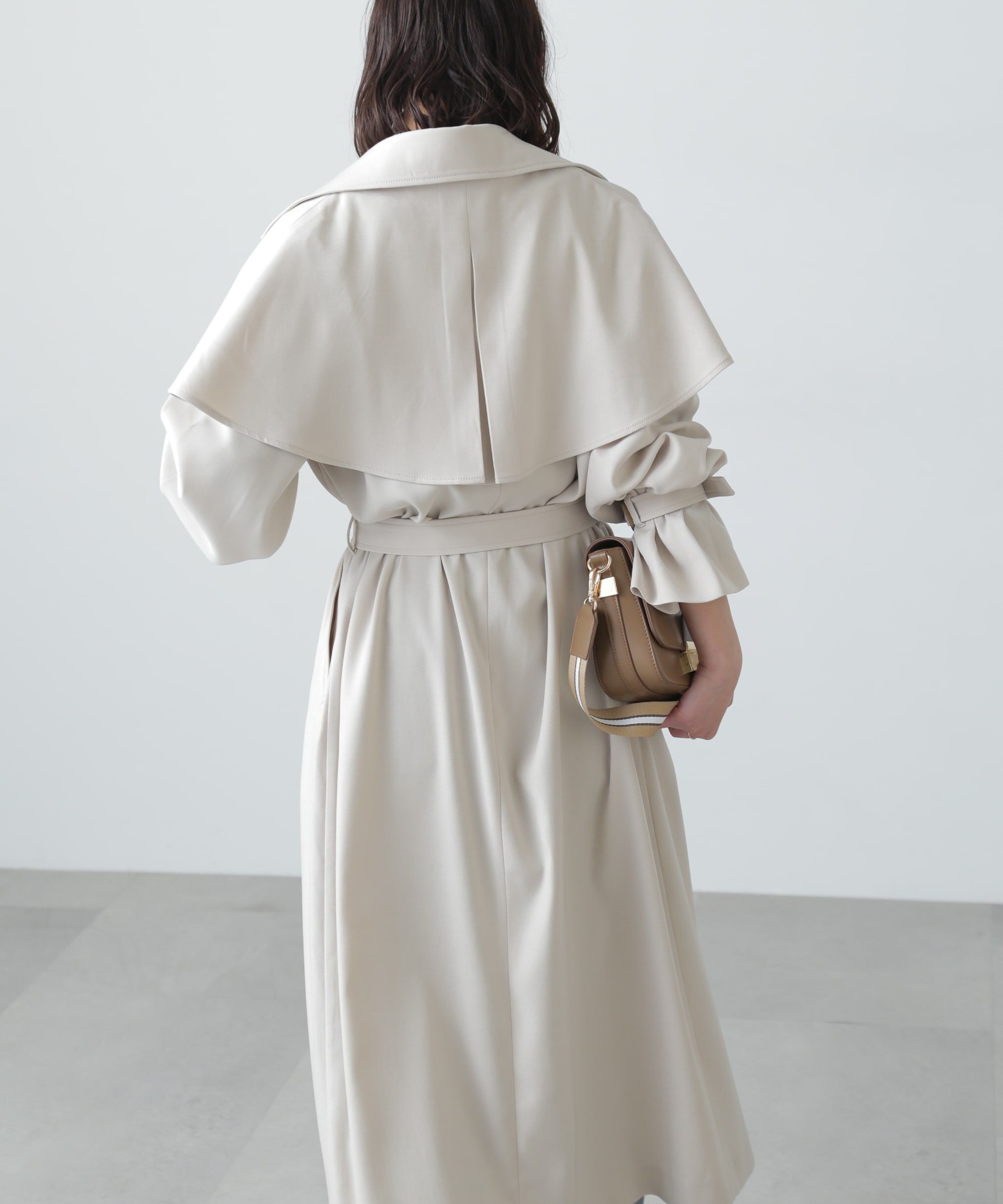  「ケープ付きロングトレンチコート」|その他|