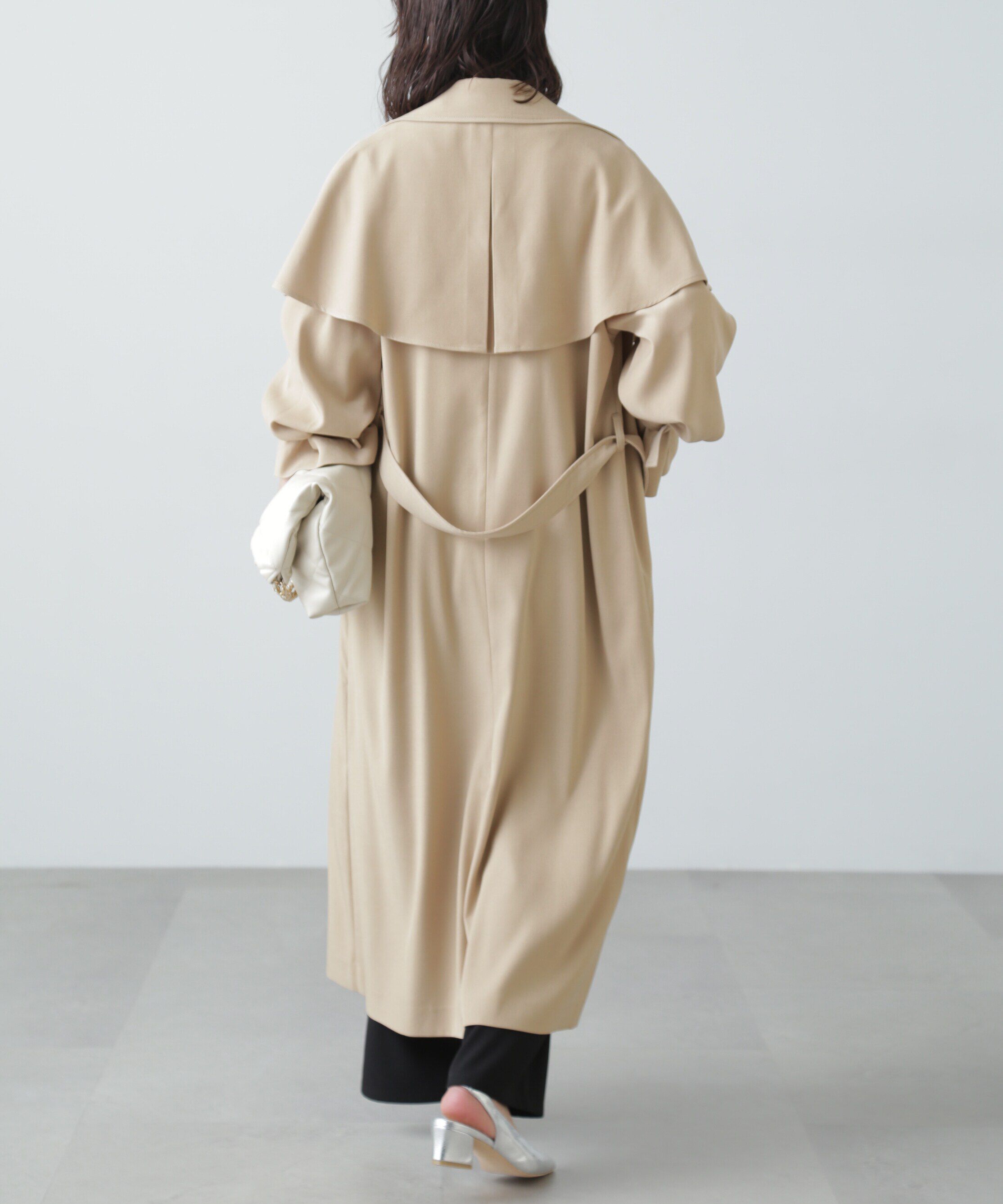  「ケープ付きロングトレンチコート」|その他|