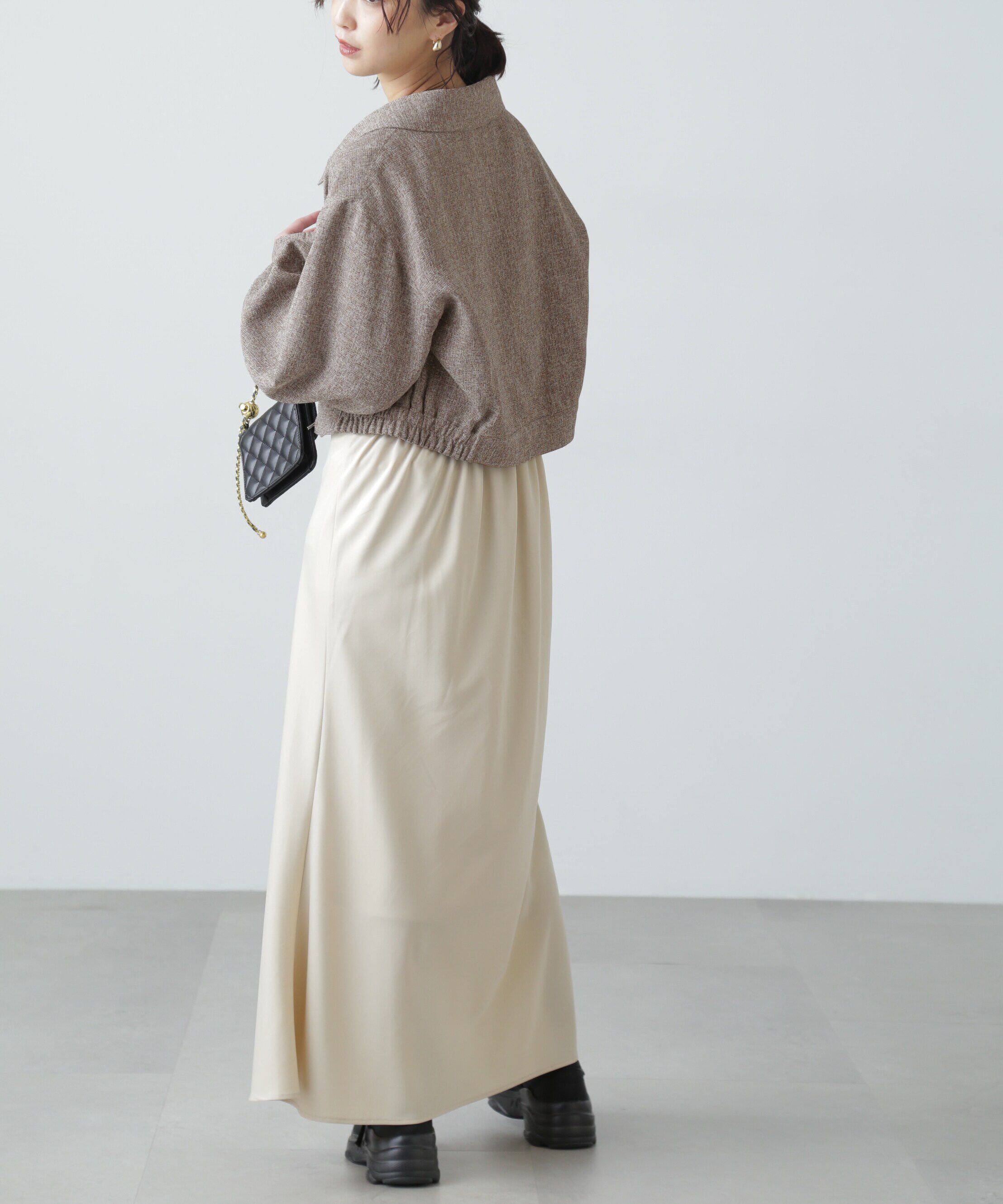  「ツイードジップブルゾン」|ブルゾン・スタジャン|