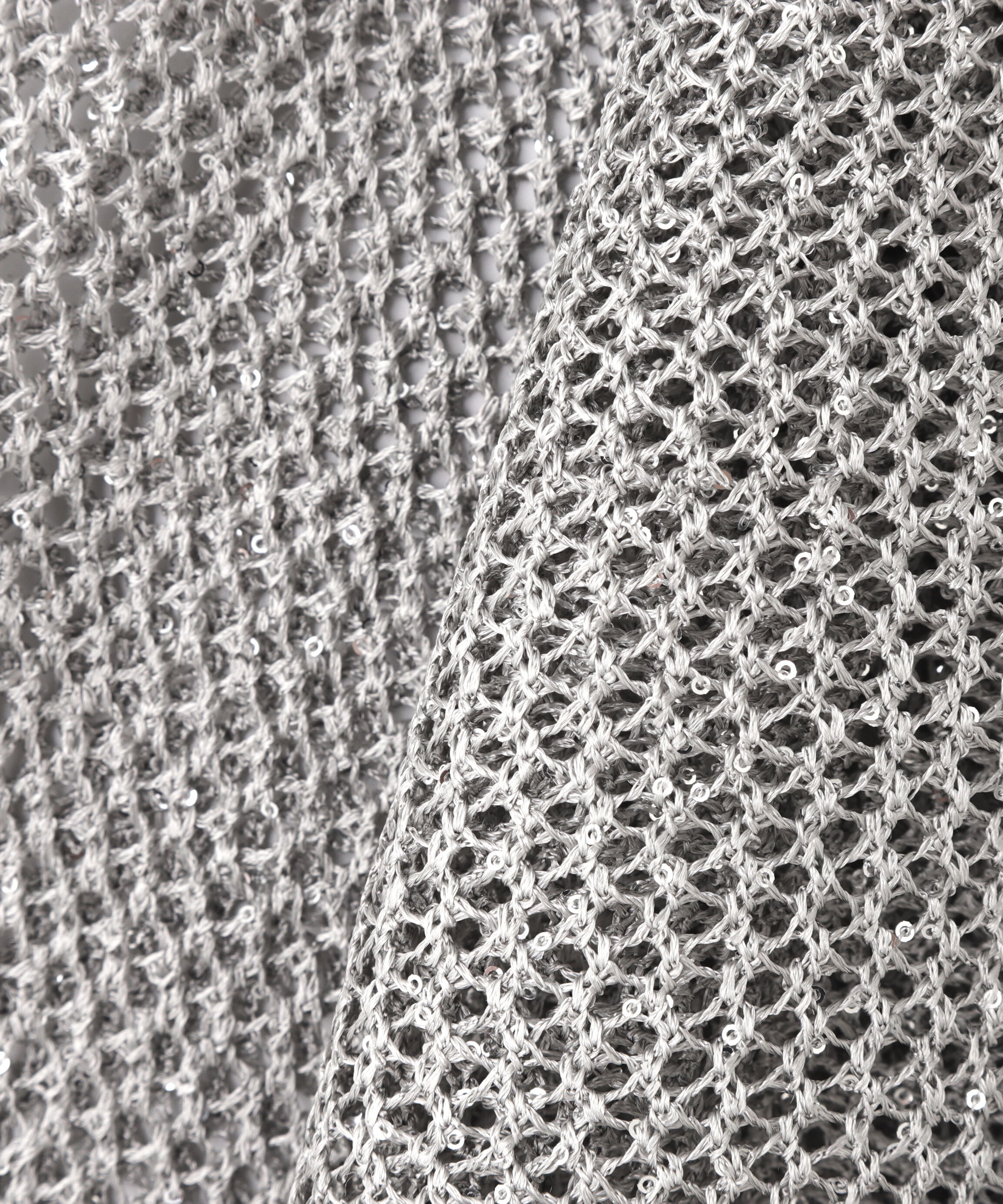  「メッシュスパンコールニット」|ニット・セーター|