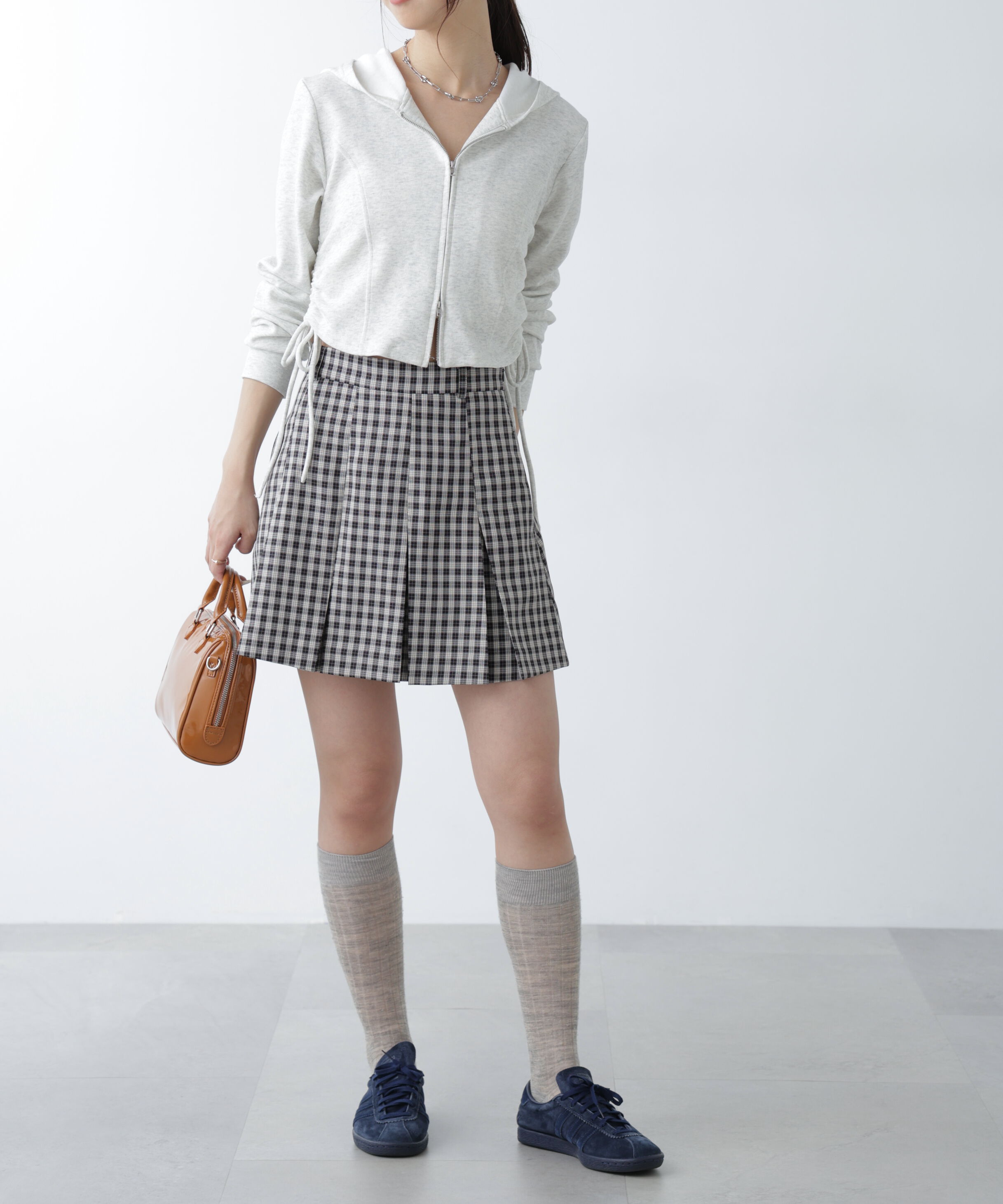  「サイドドロストコンパクトパーカー」|Tシャツ・カットソー|