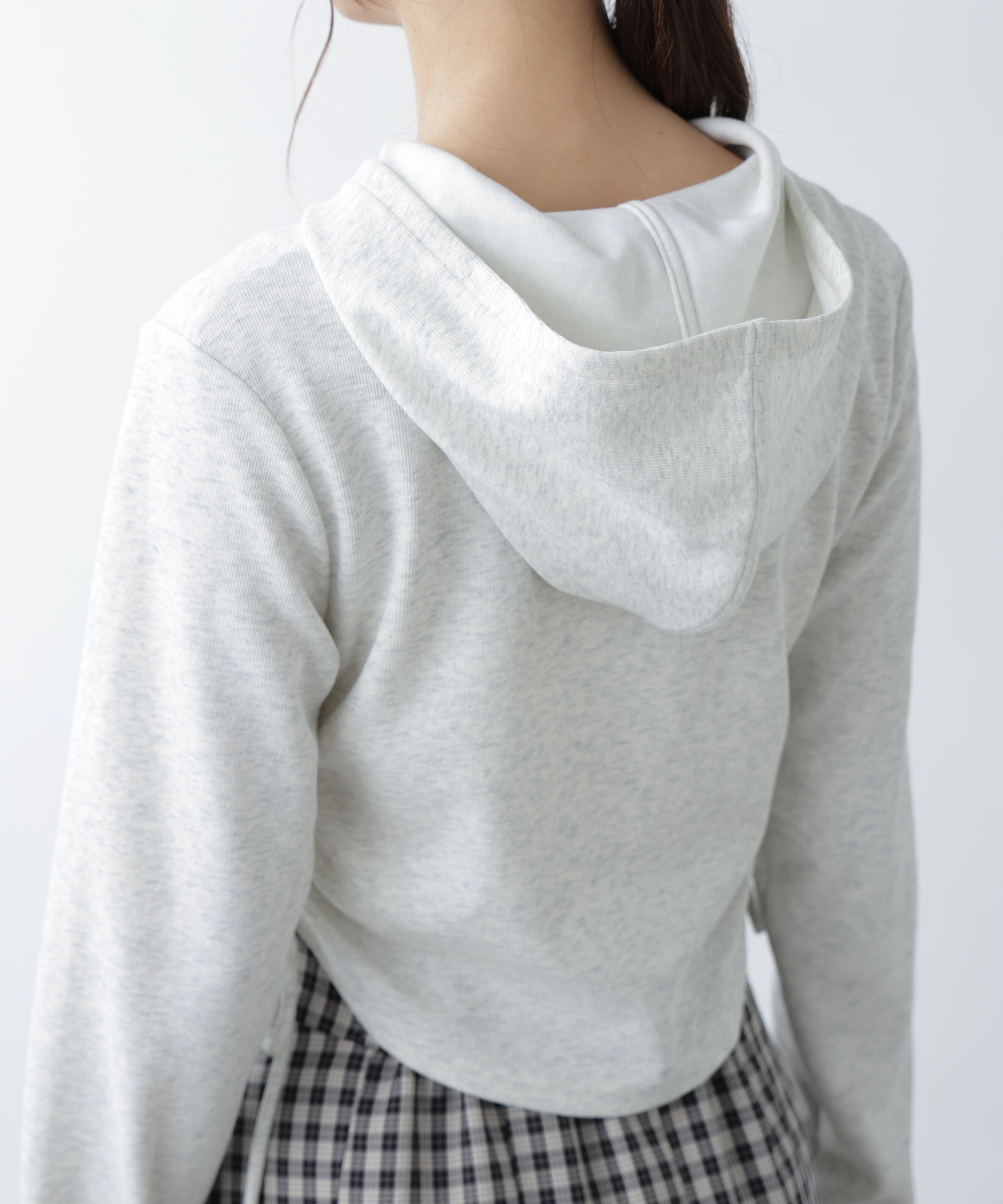  「サイドドロストコンパクトパーカー」|Tシャツ・カットソー|