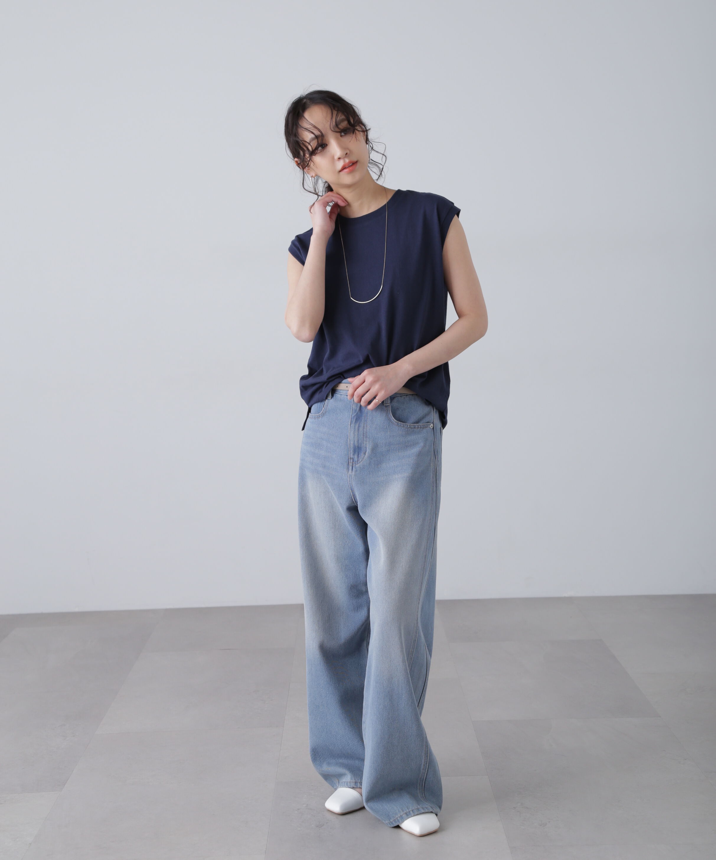  「USAコットンフレンチスリーブTシャツ」|Tシャツ・カットソー|