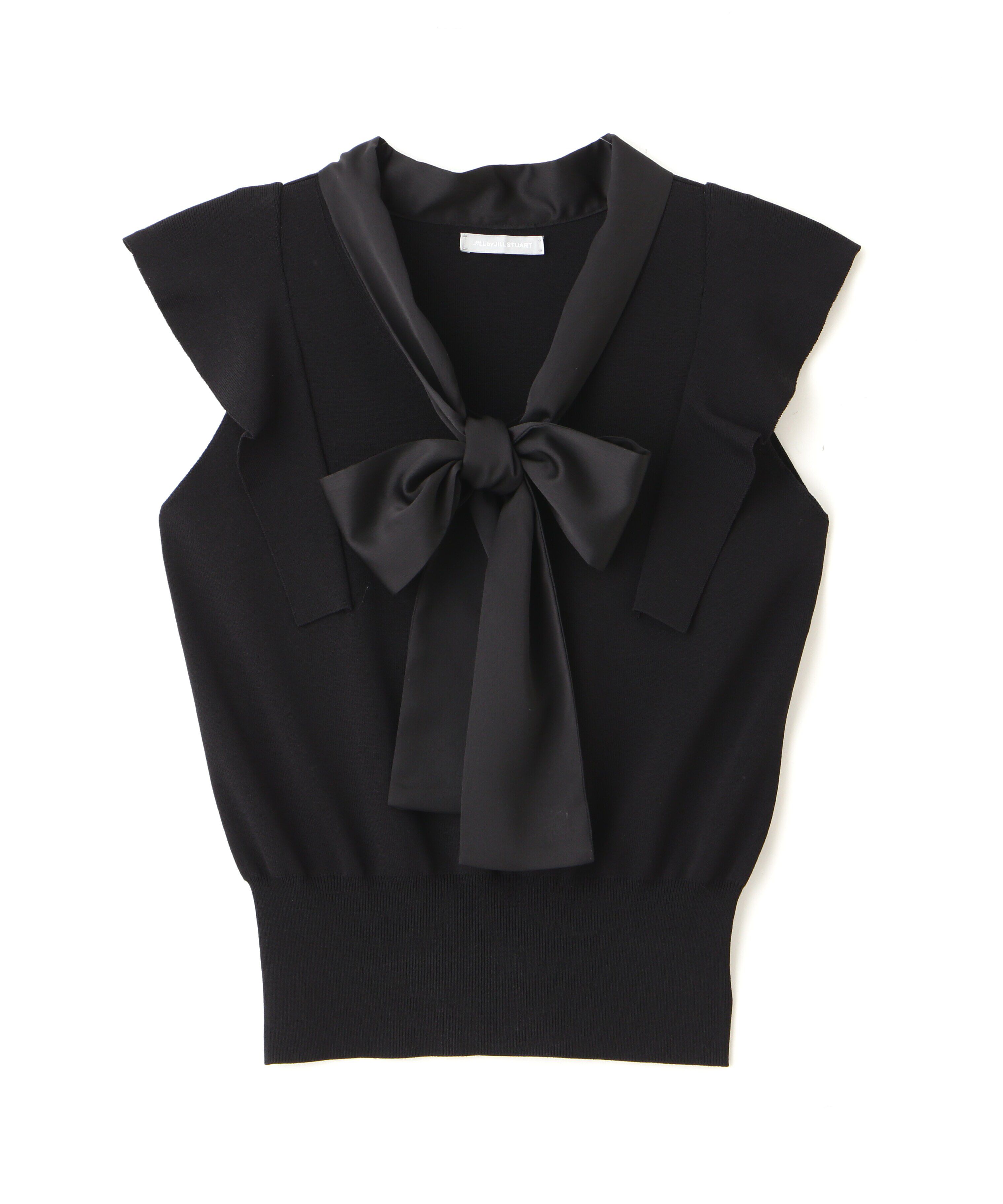  「サテンボウタイニットトップス」|ニット・セーター|