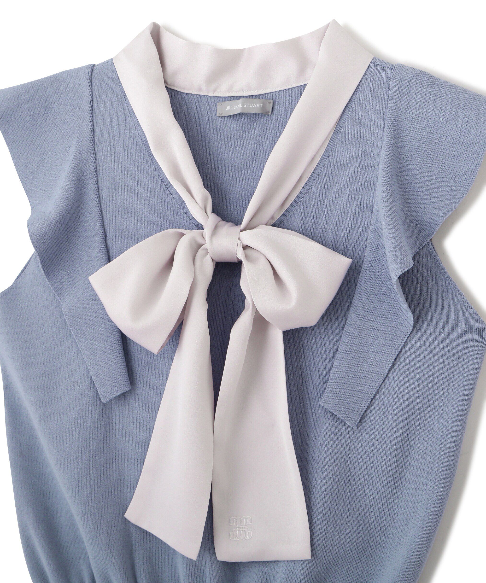  「サテンボウタイニットトップス」|ニット・セーター|