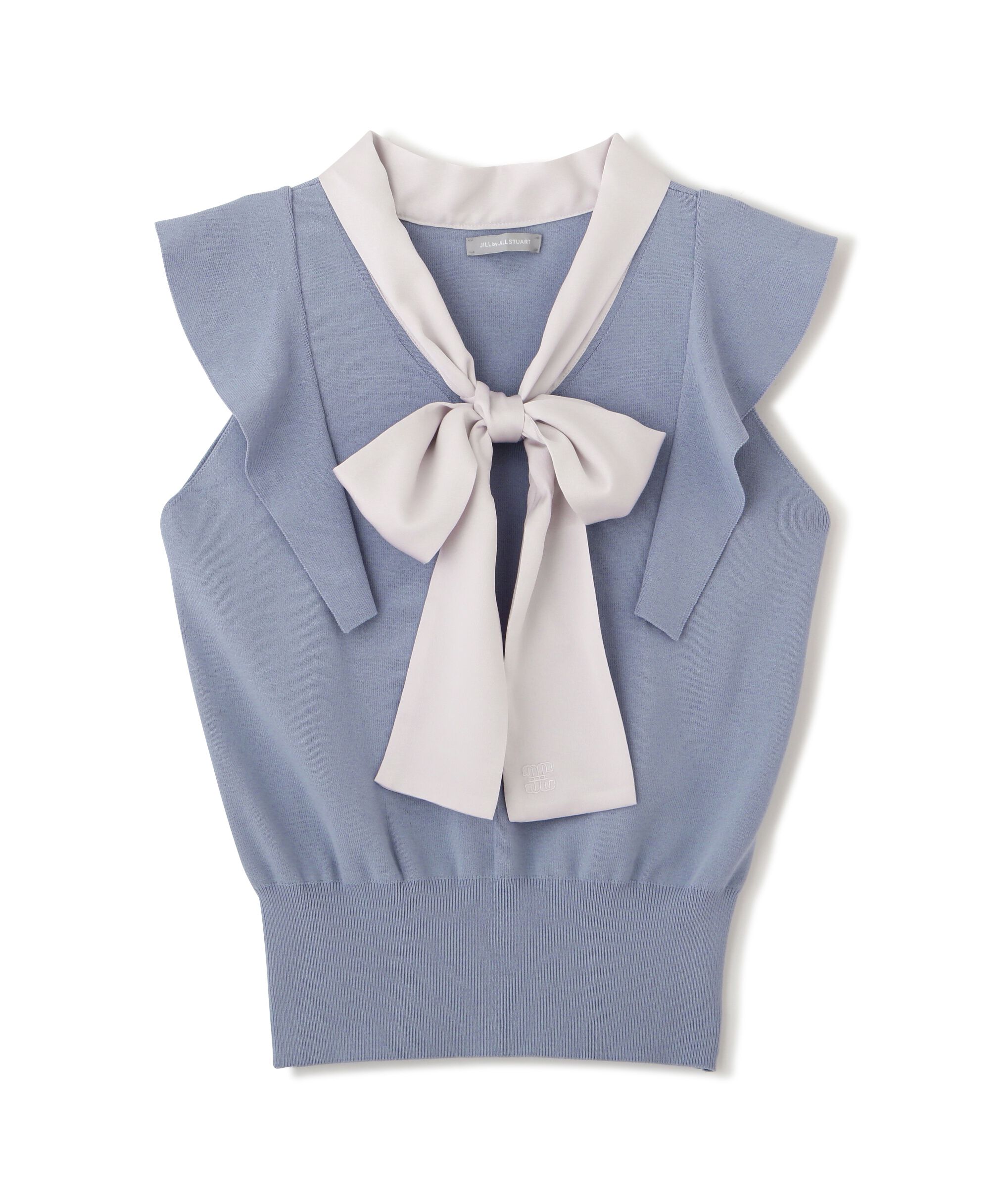  「サテンボウタイニットトップス」|ニット・セーター|