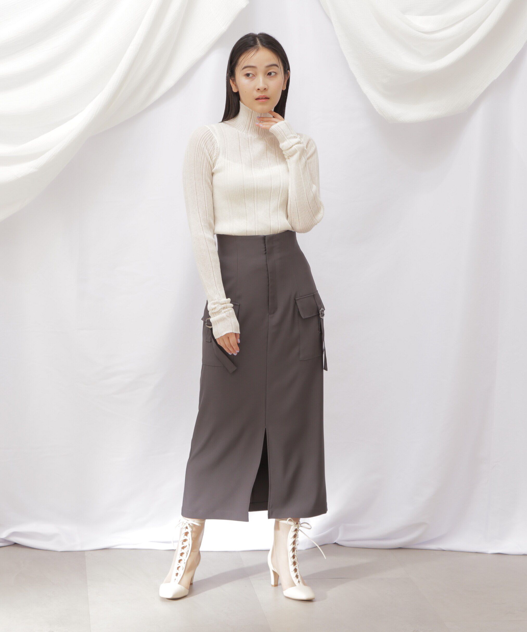  「◇カーゴタイトスカート」|スカート|