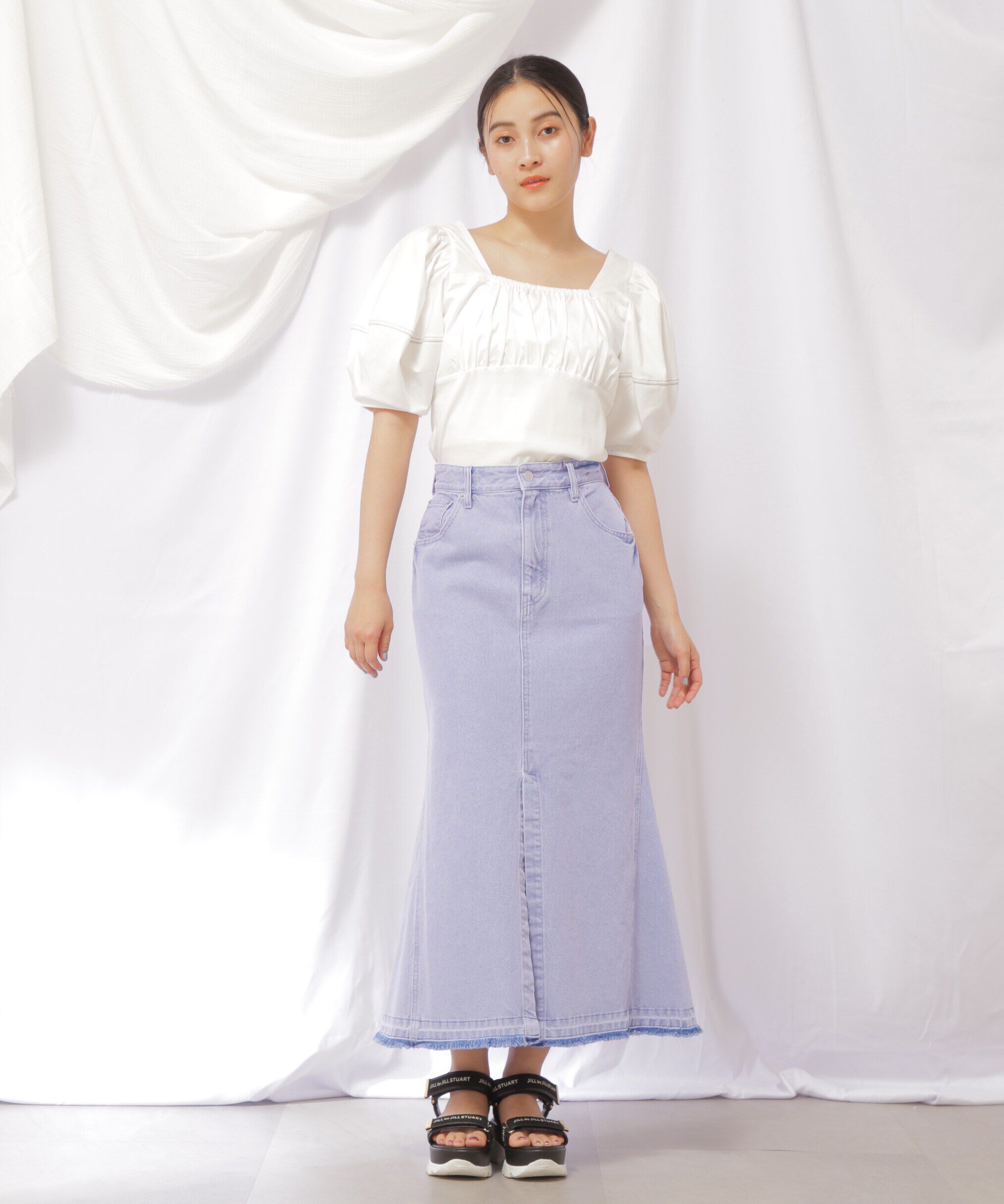  「ビスチェ切り替えカットソー」|Tシャツ・カットソー|