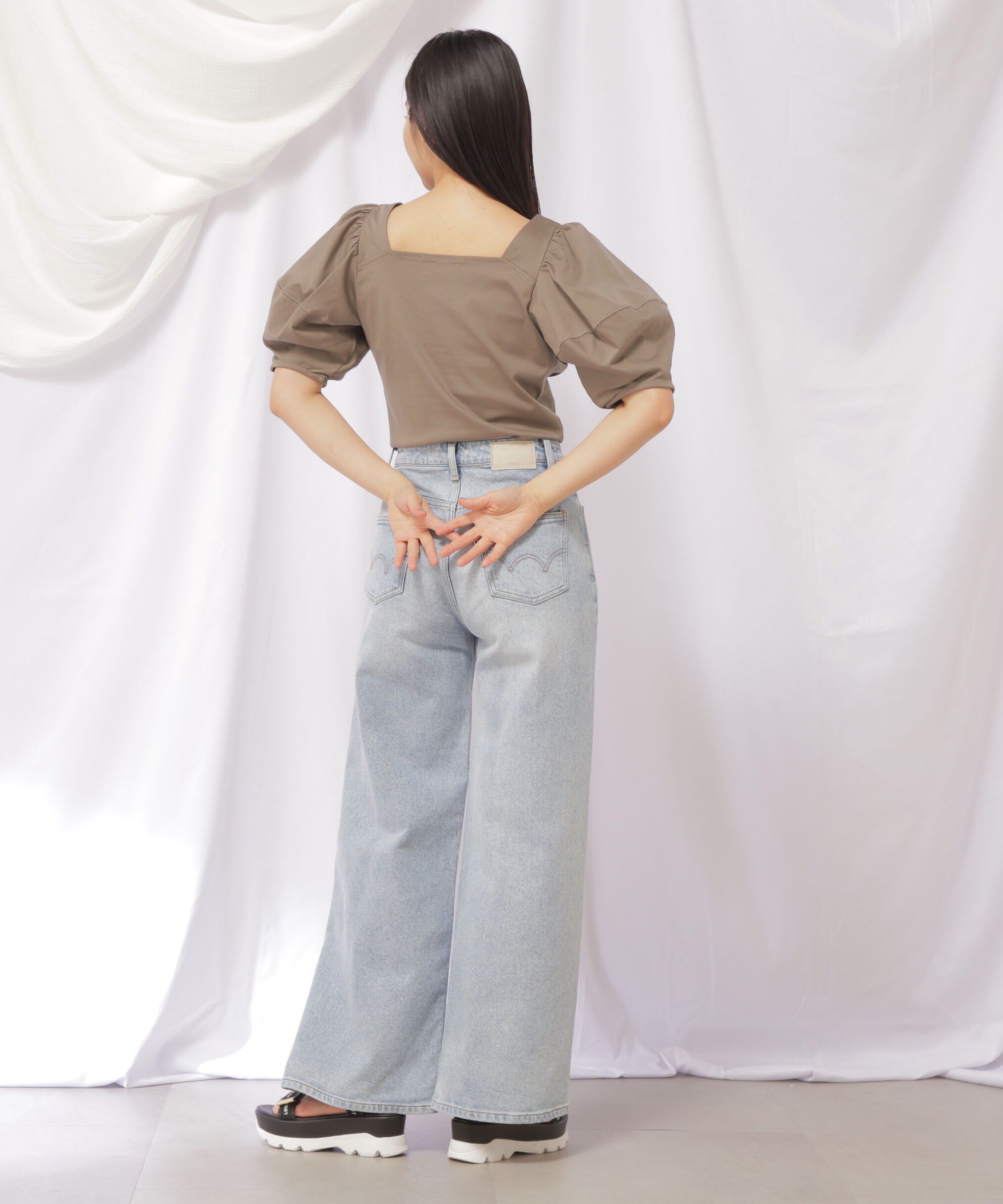  「ビスチェ切り替えカットソー」|Tシャツ・カットソー|