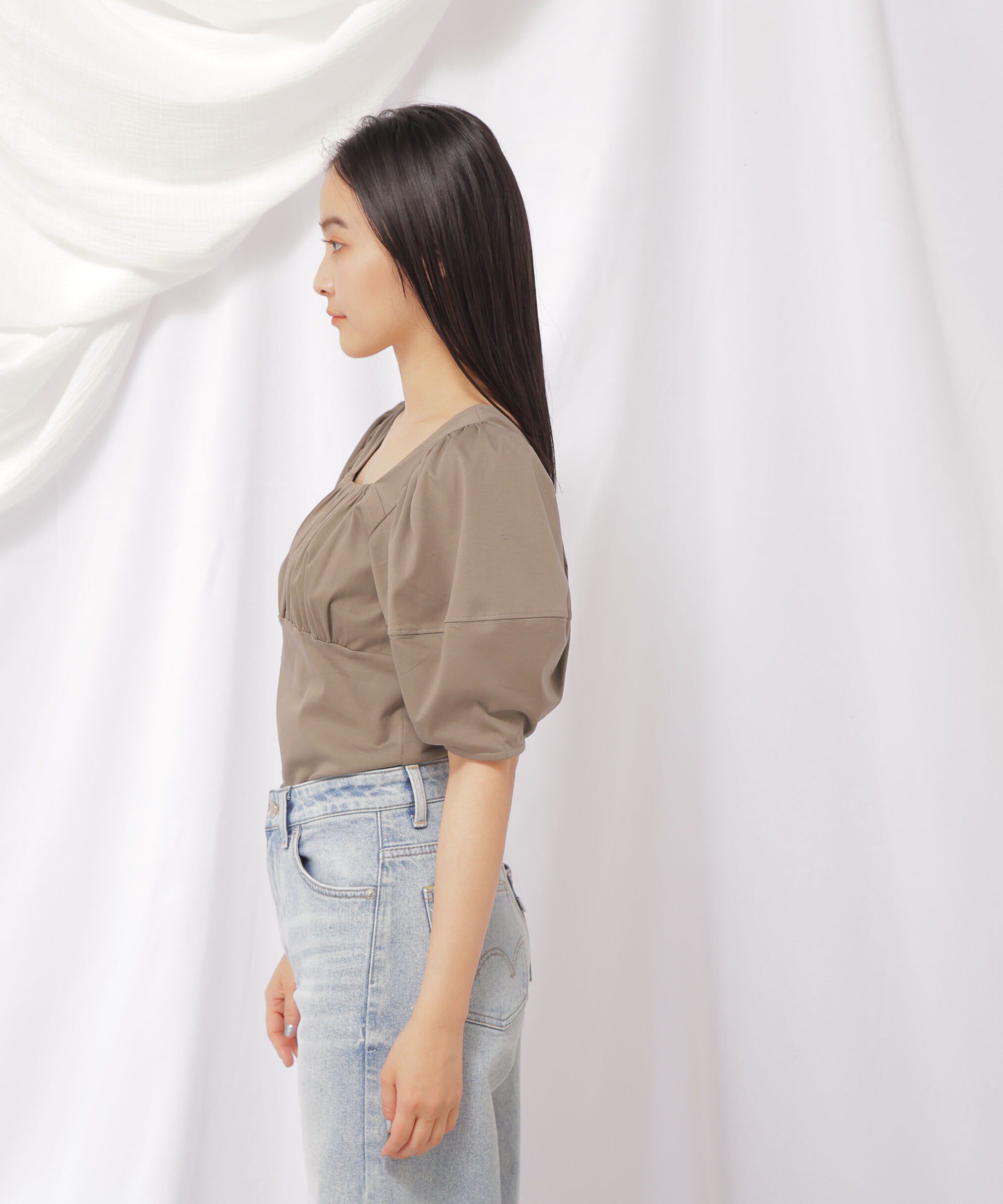  「ビスチェ切り替えカットソー」|Tシャツ・カットソー|