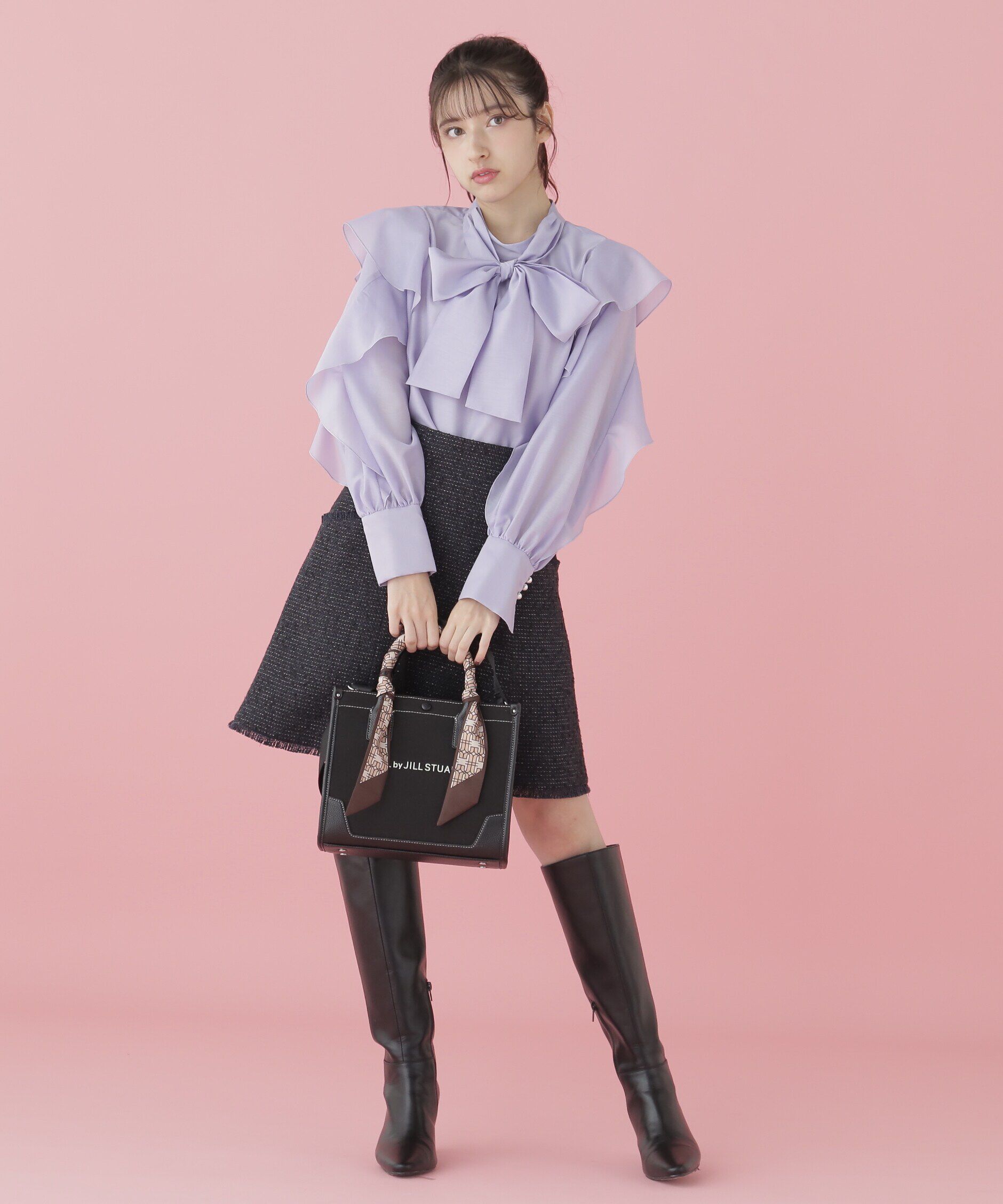  「Link J スカーフトートバッグ 小 」|その他|