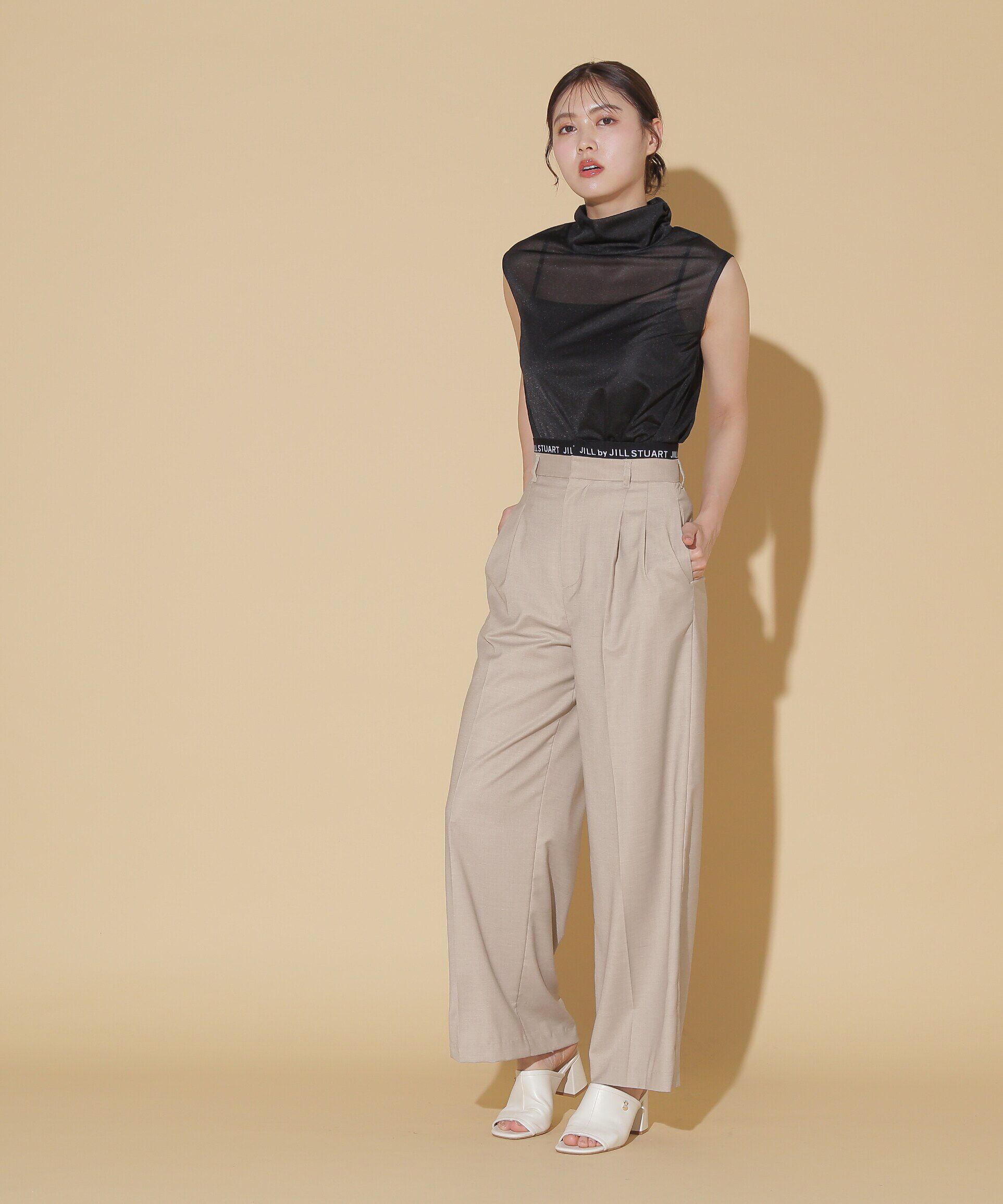  「ウエストロゴワイドパンツ」|その他|