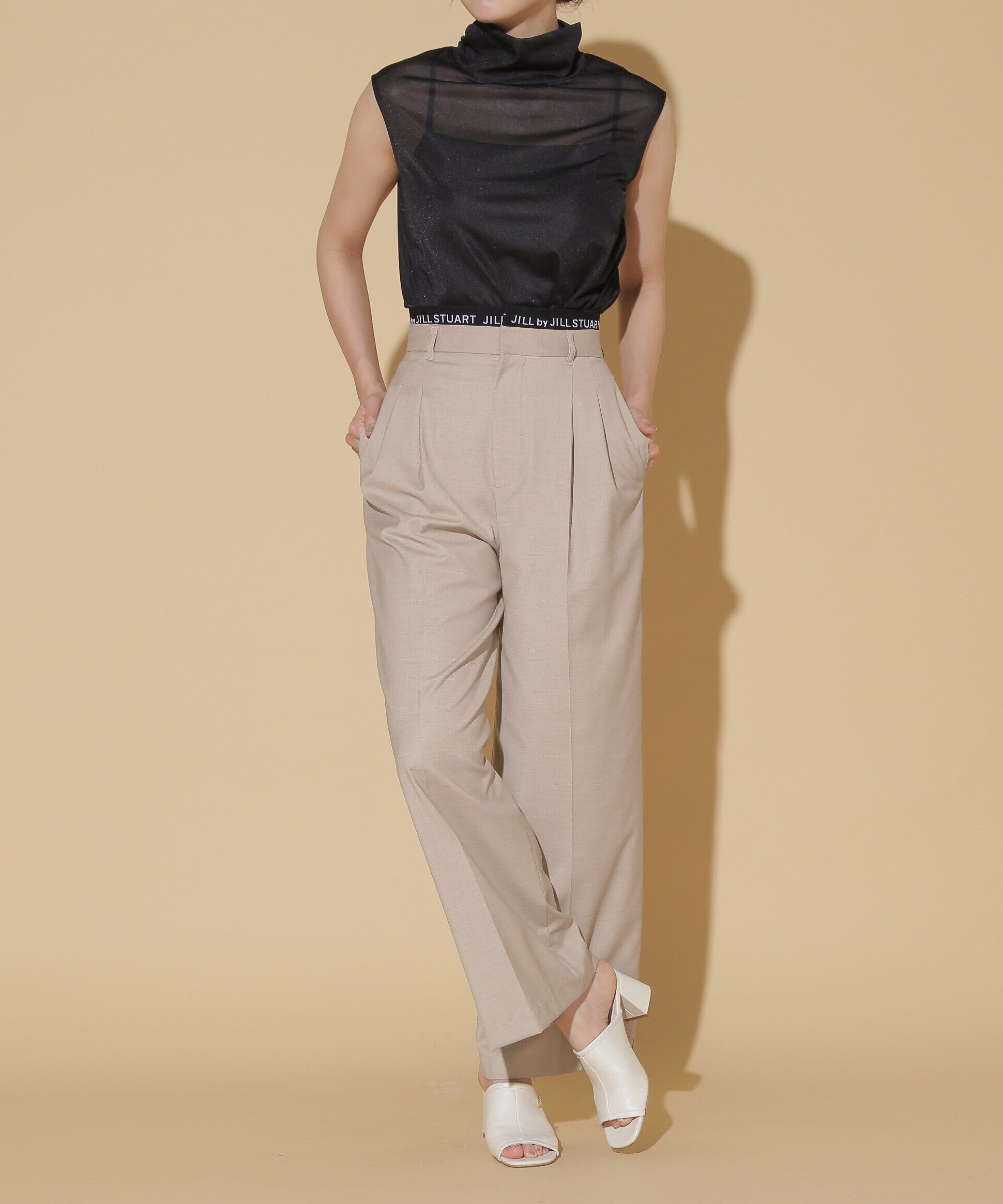  「ウエストロゴワイドパンツ」|その他|