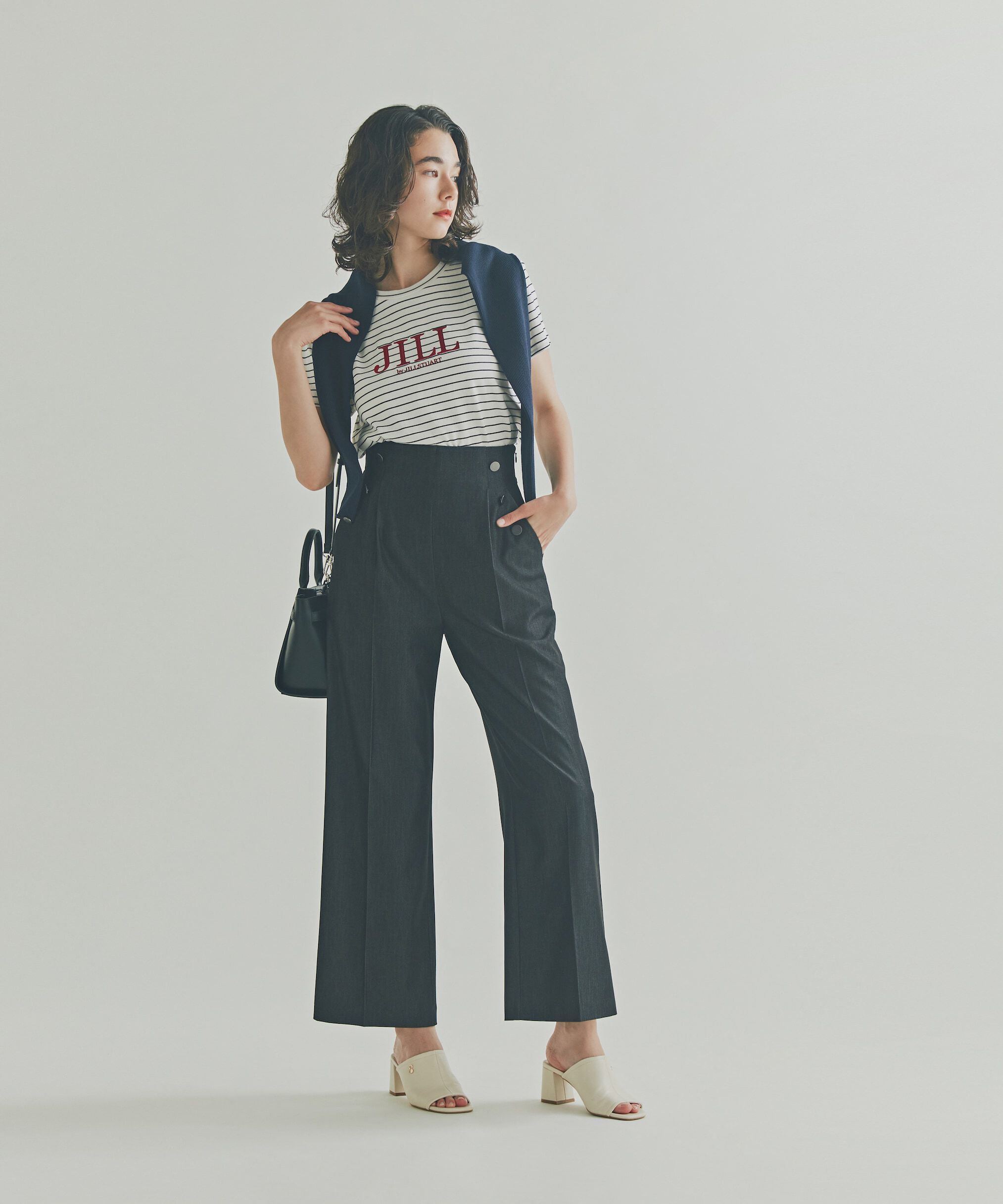  「メタル釦ワイドパンツ」|その他|