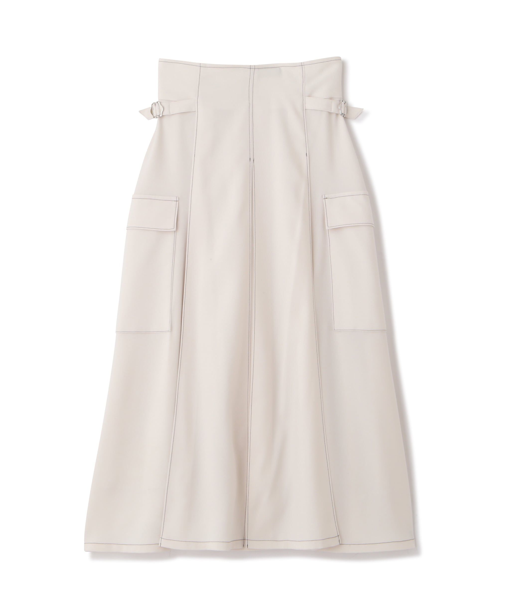  「◇ポケット付きタックプリーツスカート」|スカート|