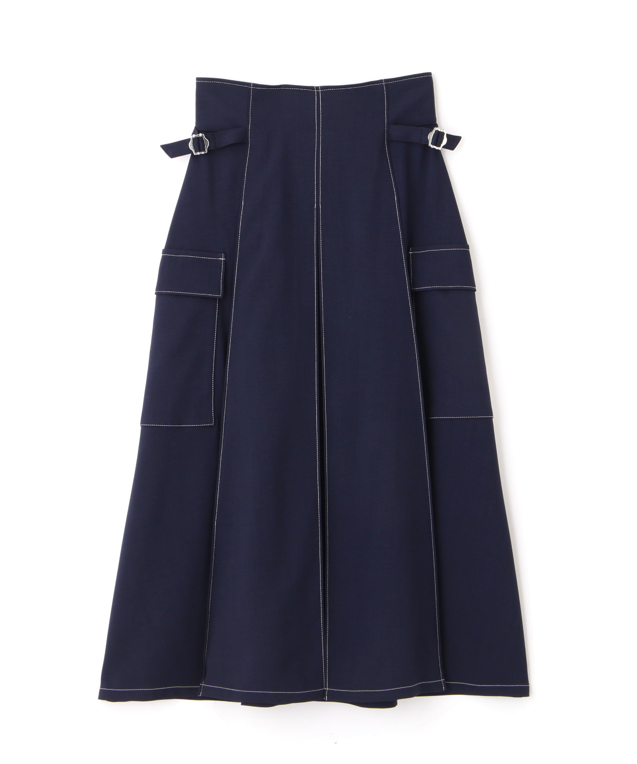  「◇ポケット付きタックプリーツスカート」|スカート|