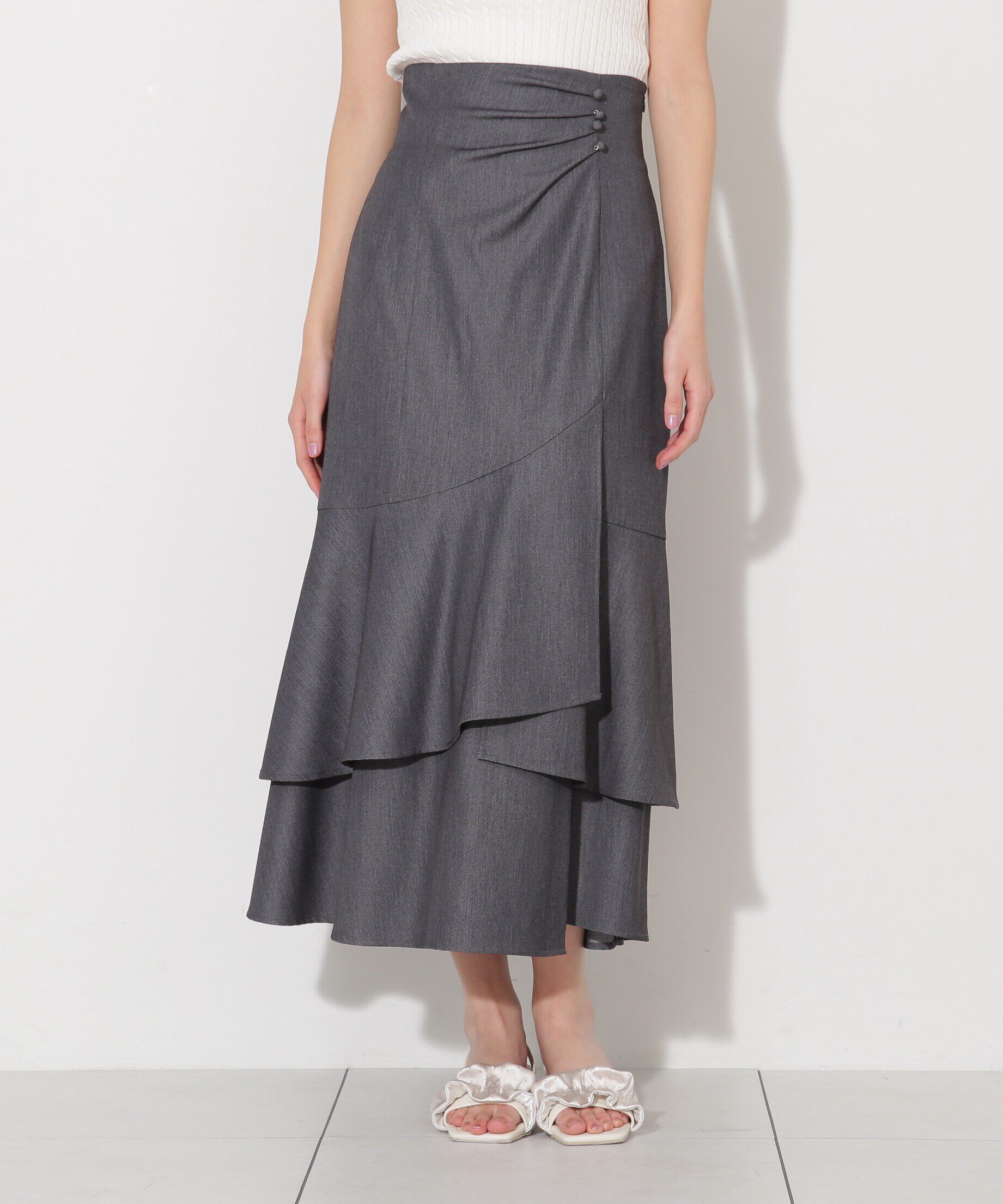  「ドレープティアードスカート」|スカート|