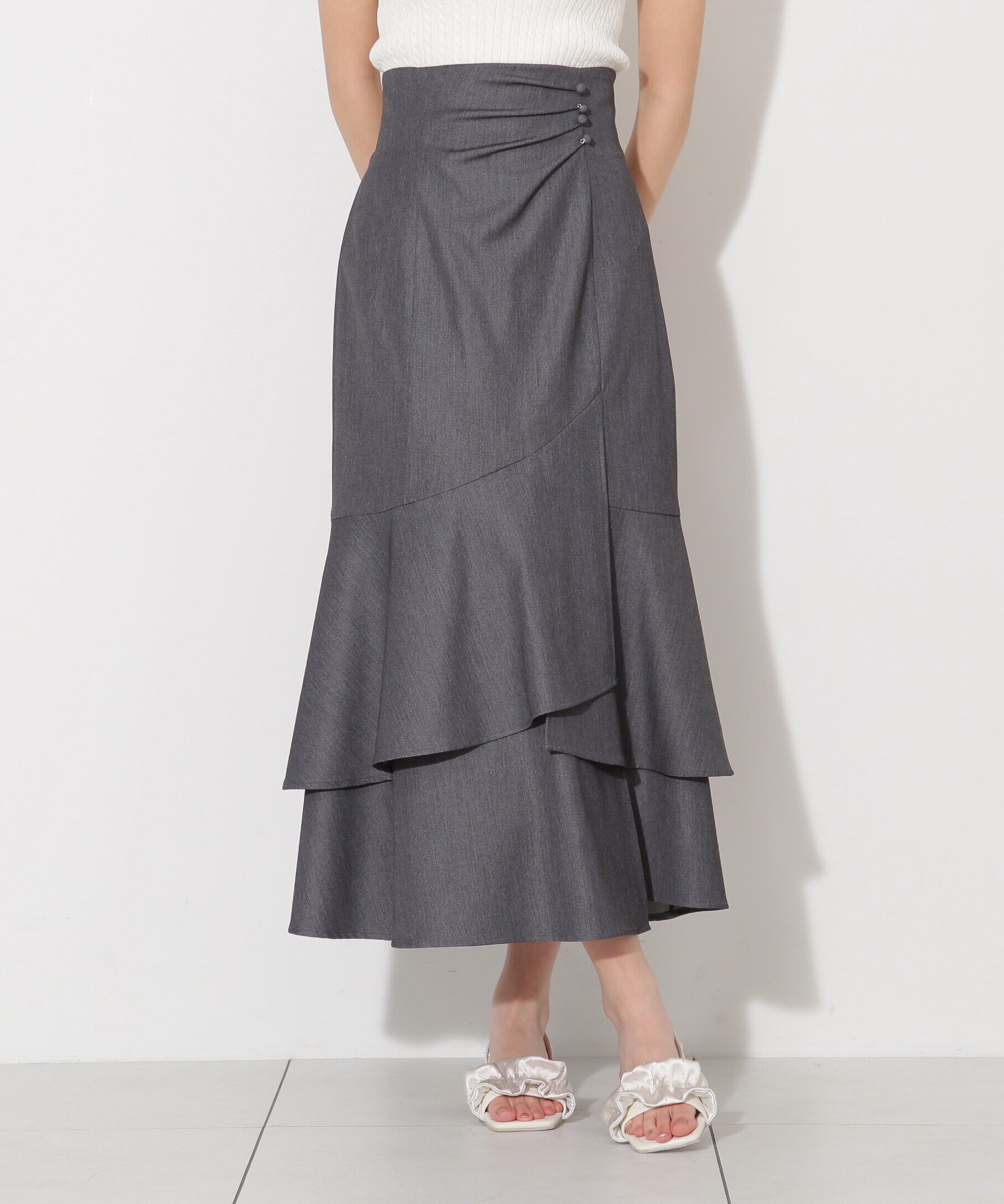  「ドレープティアードスカート」|スカート|