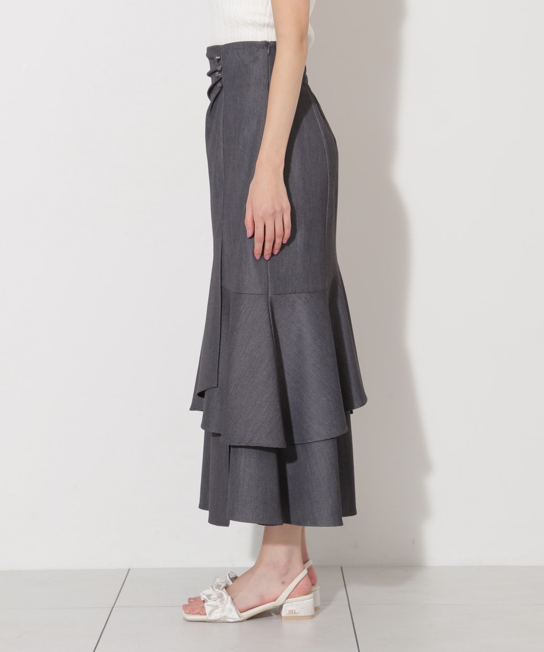  「ドレープティアードスカート」|スカート|