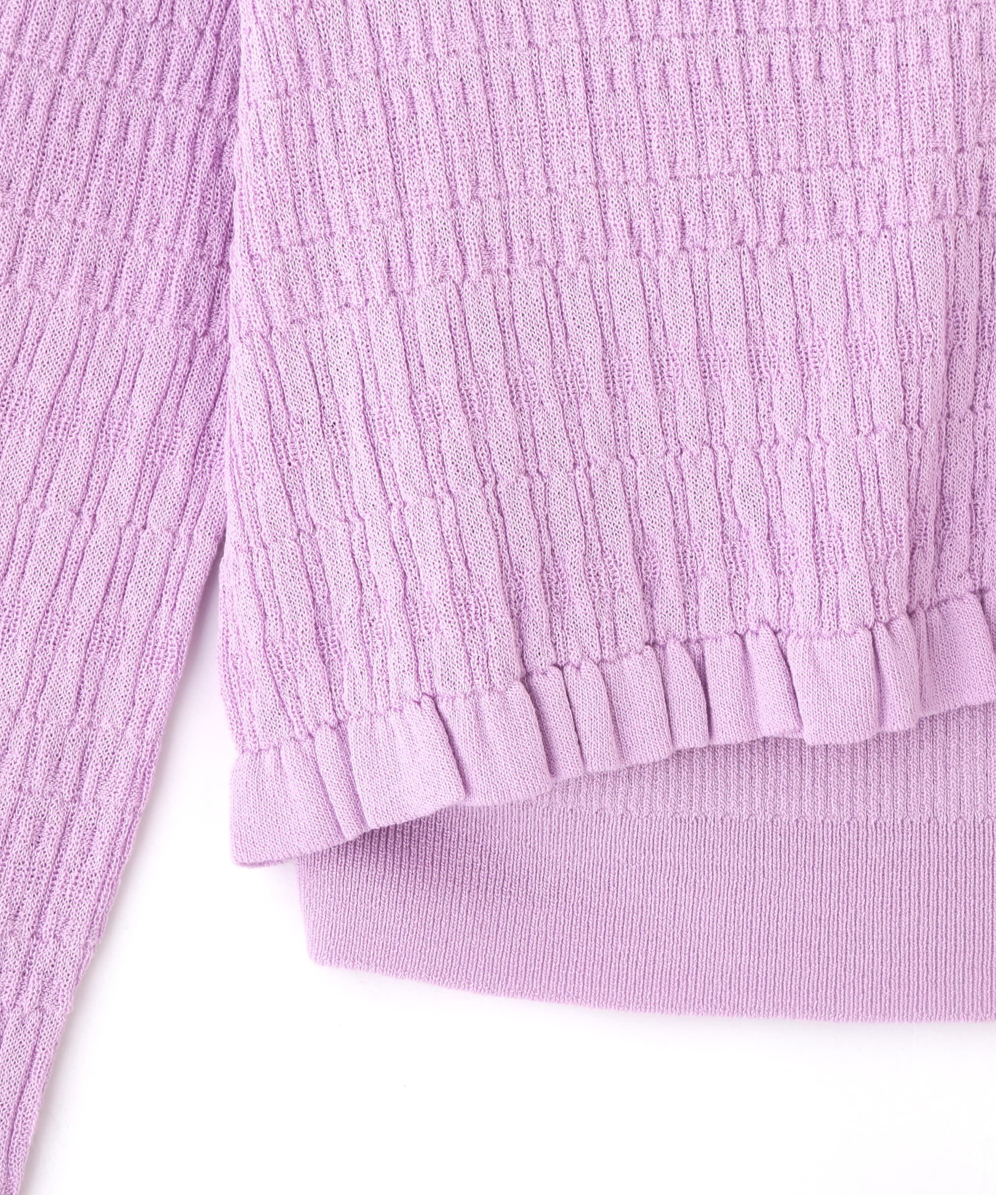  「シャーリングニットアンサンブル」|ニット・セーター|