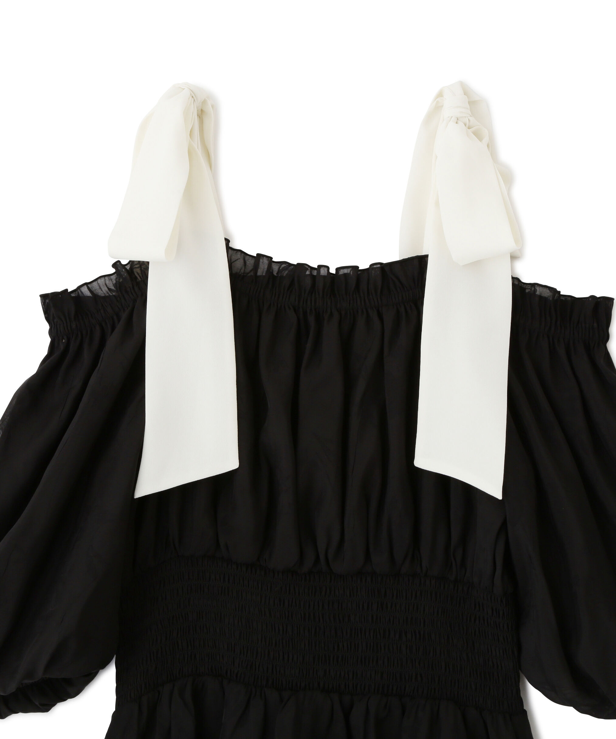  「リボンオフショルブラウス」|シャツ・ブラウス|