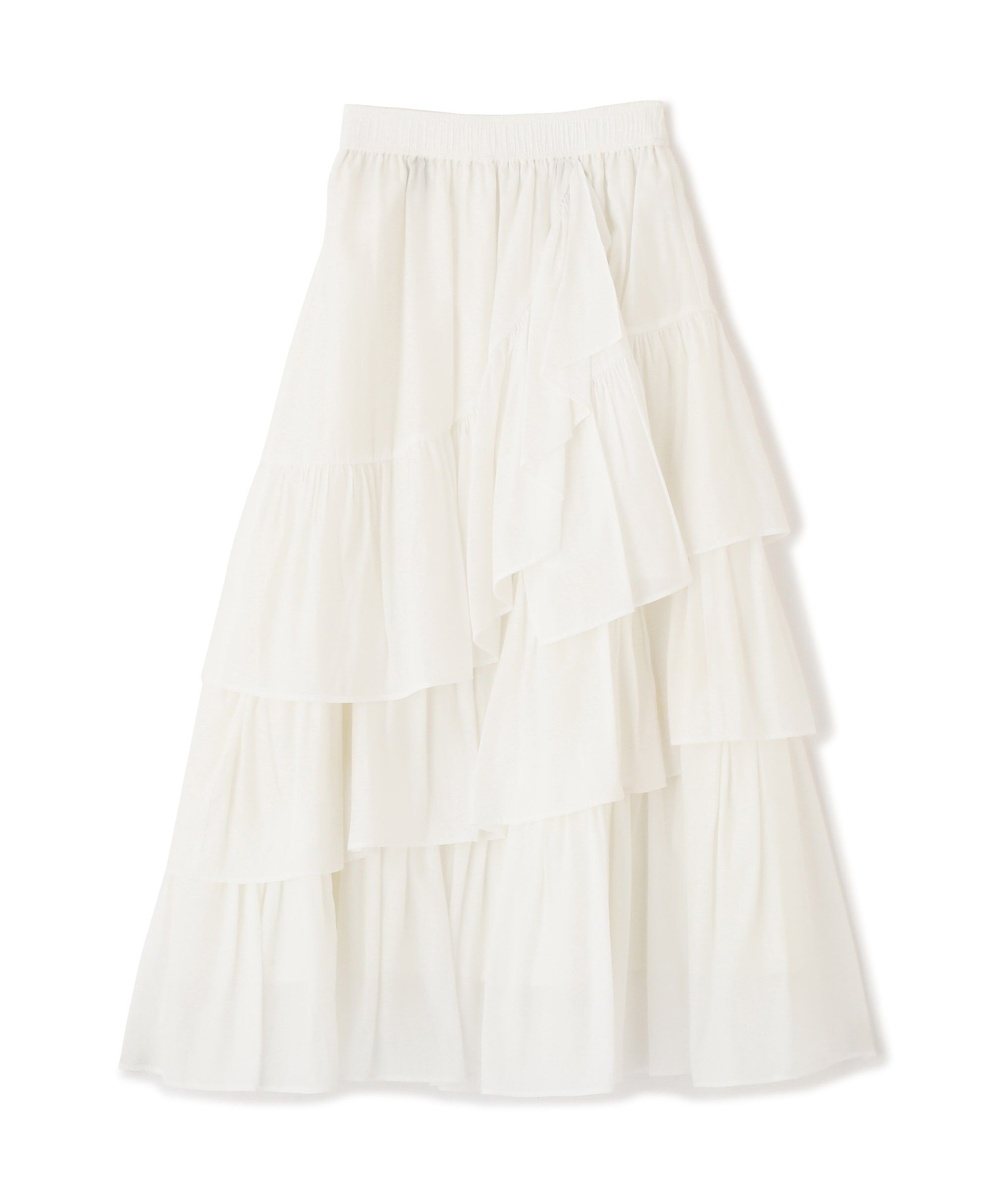  「ランダムティアードボリュームスカート」|スカート|