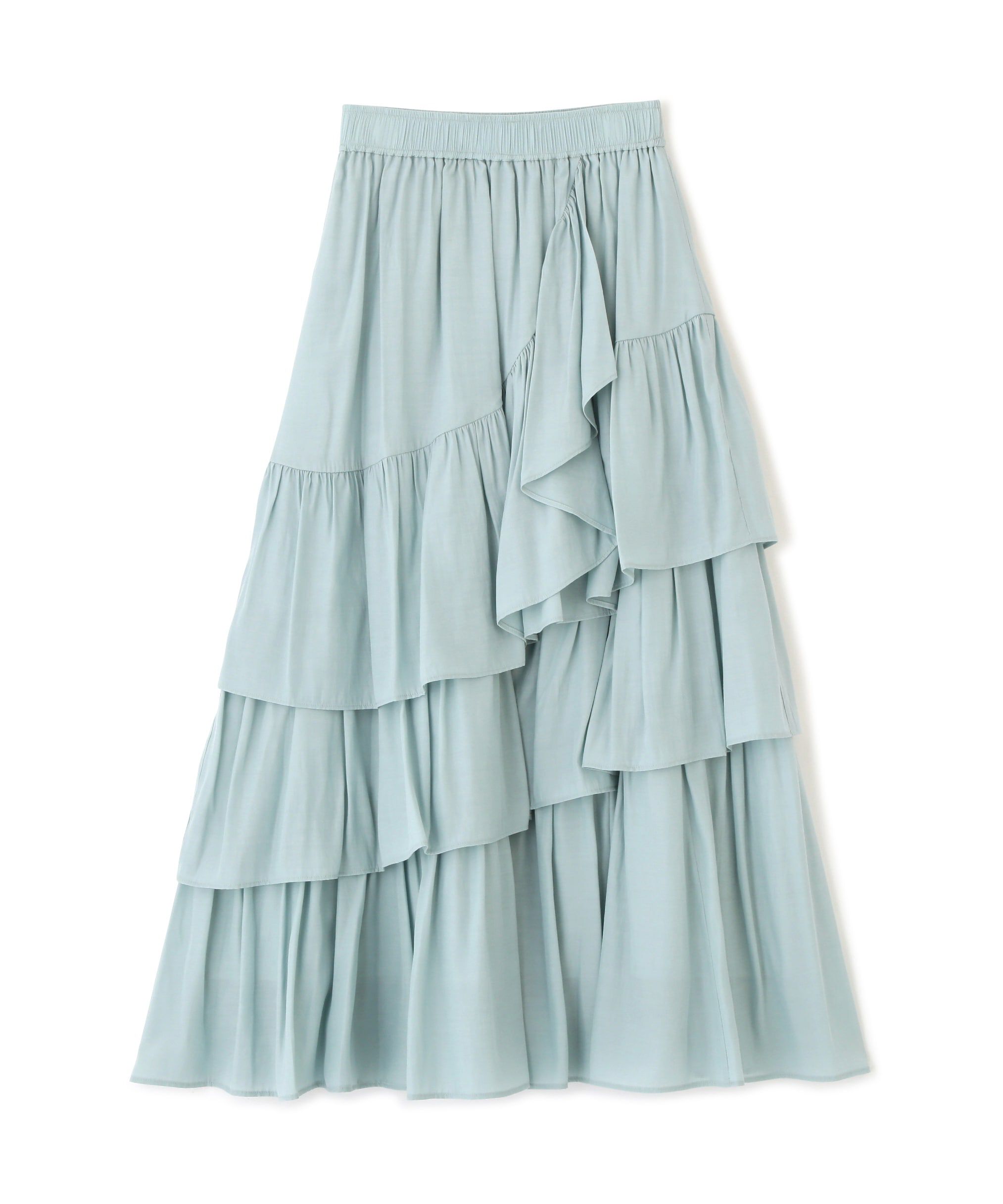  「ランダムティアードボリュームスカート」|スカート|