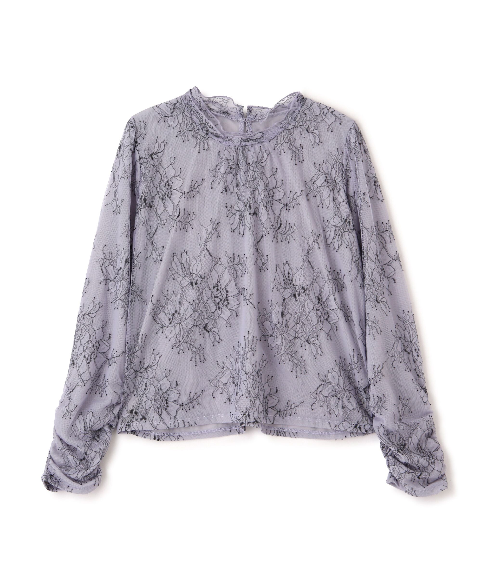  「ストレッチチュールレーストップス」|Tシャツ・カットソー|