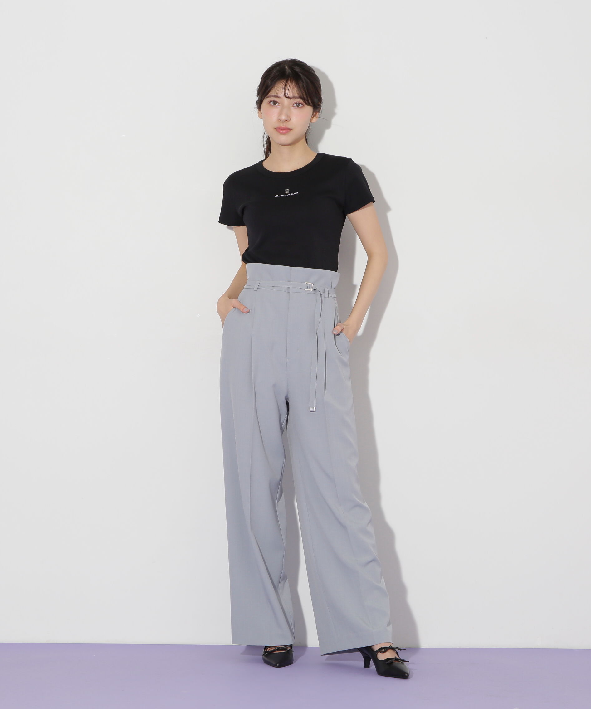  「コンパクトワンポイントロゴTシャツ」|Tシャツ・カットソー|