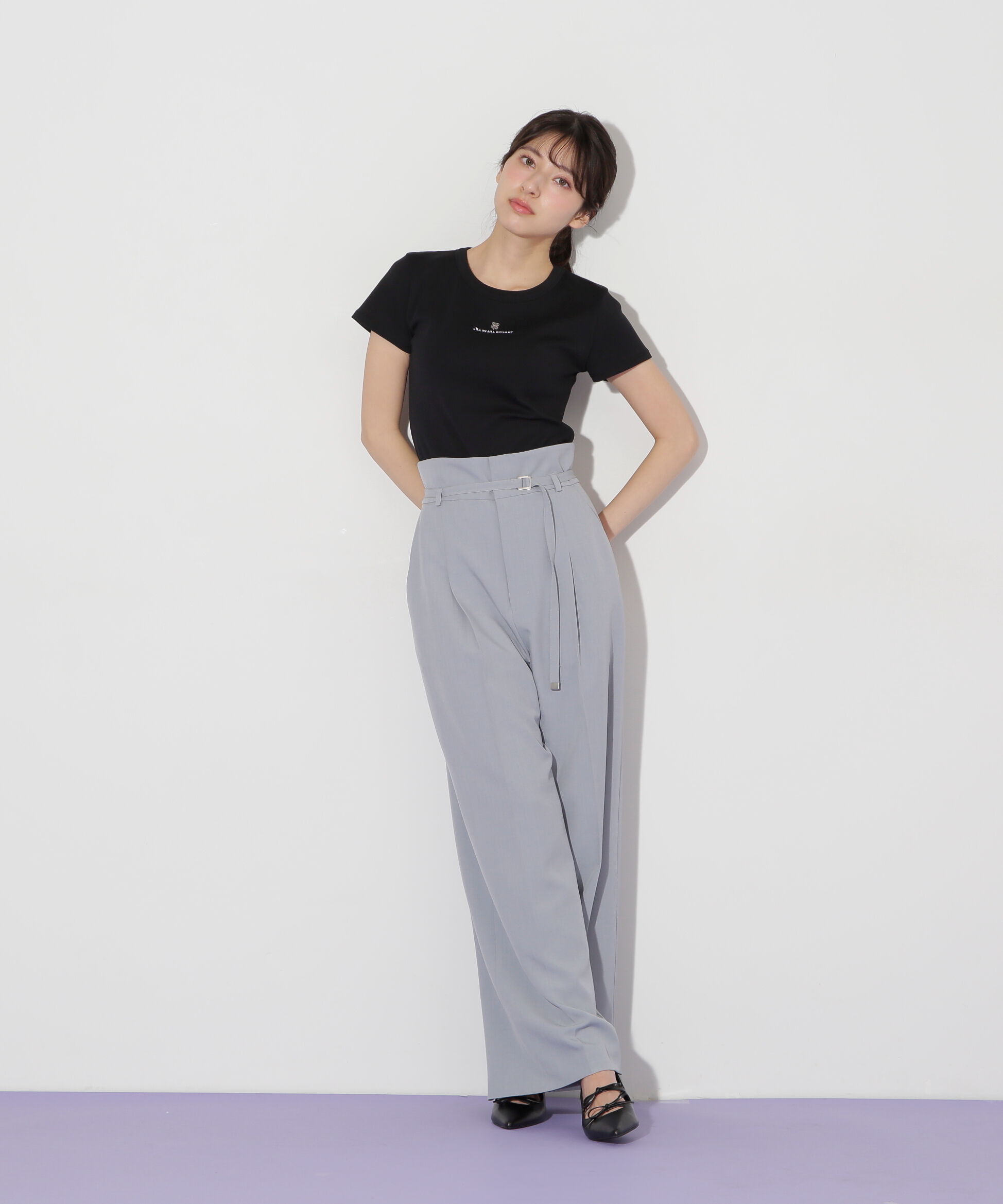  「コンパクトワンポイントロゴTシャツ」|Tシャツ・カットソー|